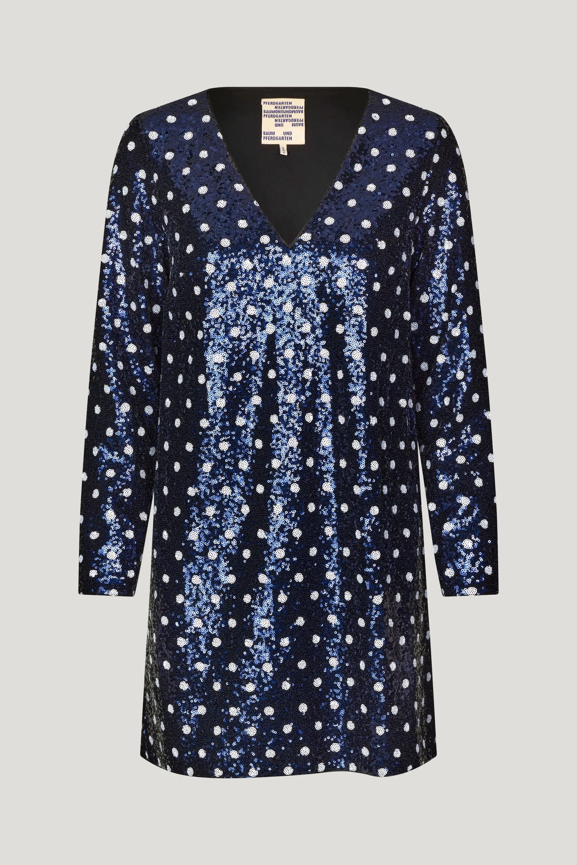 JAVONA DRESS | Blue Dotted Sequins sold by Baum und Pferdgarten product image thumbnail 3