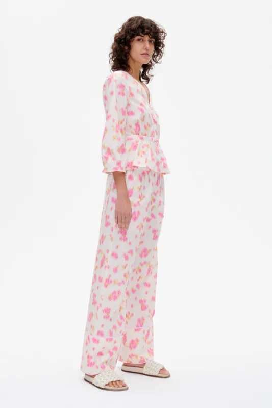 MAYZIE BLOUSE | Pink Fleur Fanee sold by Baum und Pferdgarten