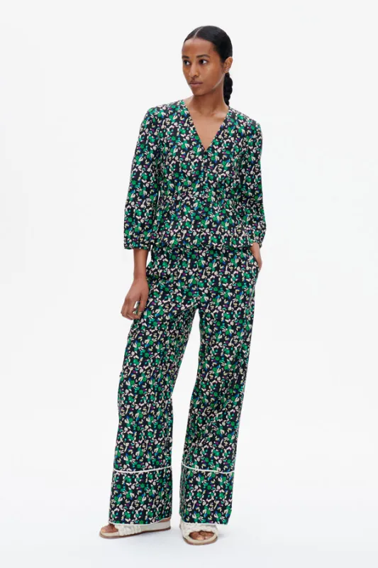 NALA PANTS | Black Dandy Flower sold by Baum und Pferdgarten