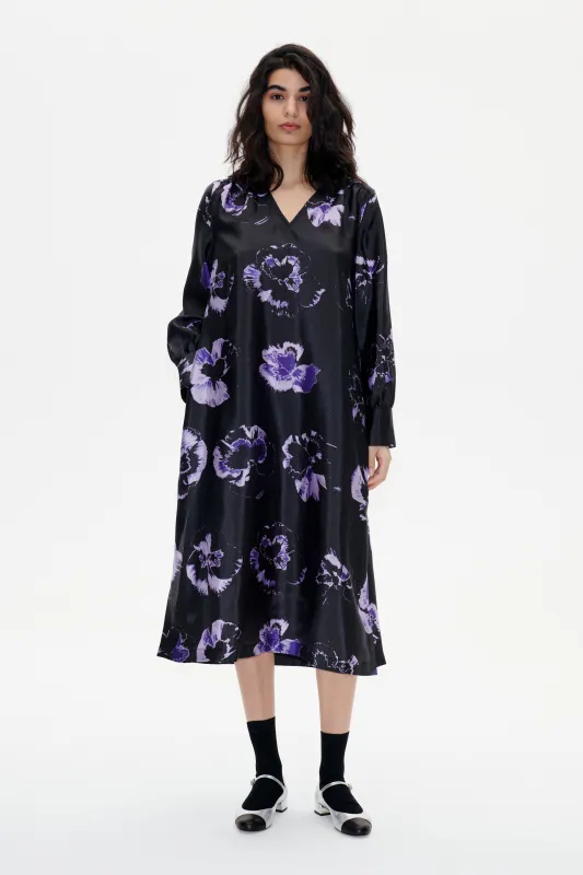 ARADINA DRESS | Purple Pansy sold by Baum und Pferdgarten