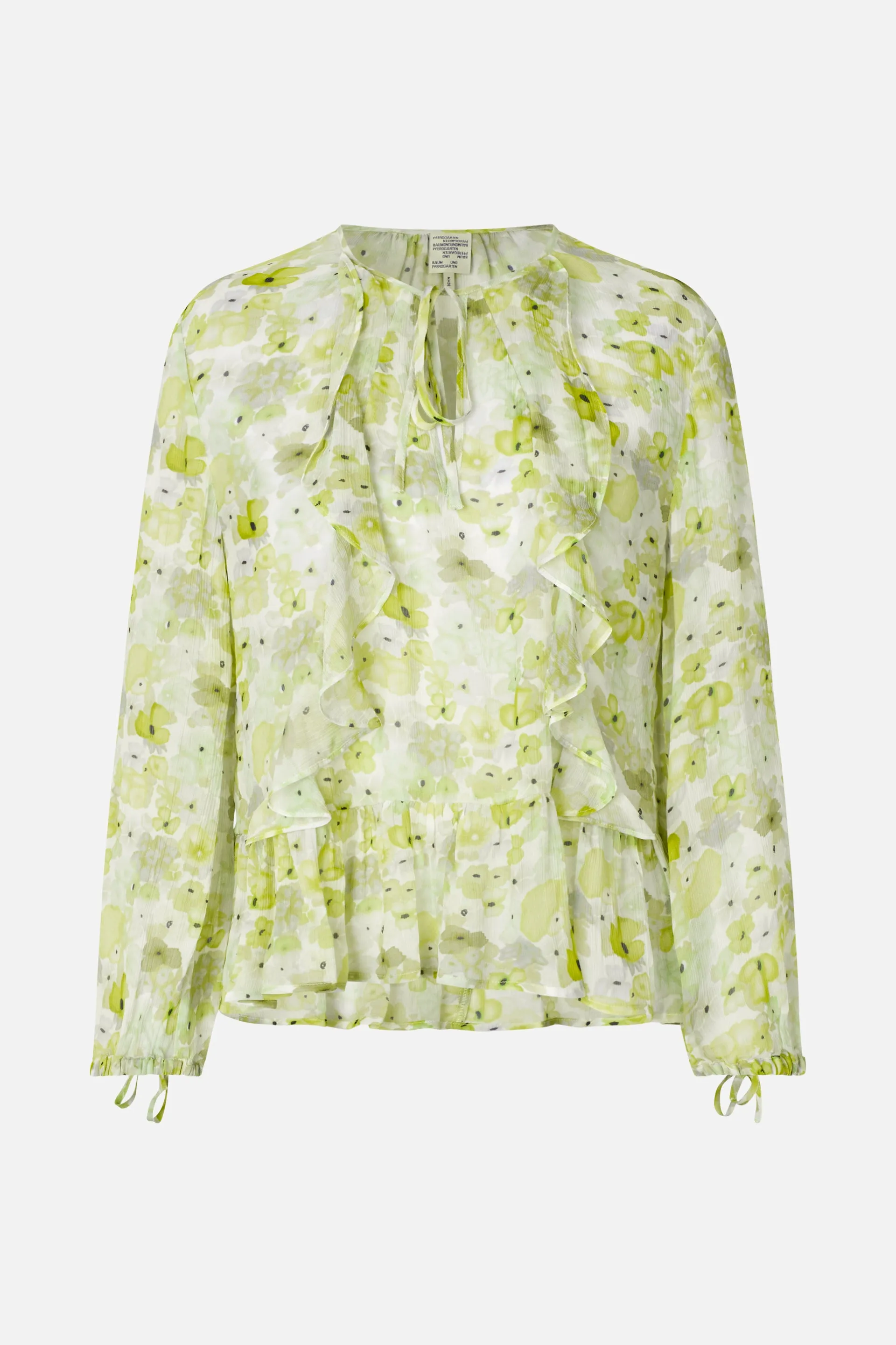 MIKAELA BLOUSE | Sunny Lime Flower sold by Baum und Pferdgarten product image thumbnail 4