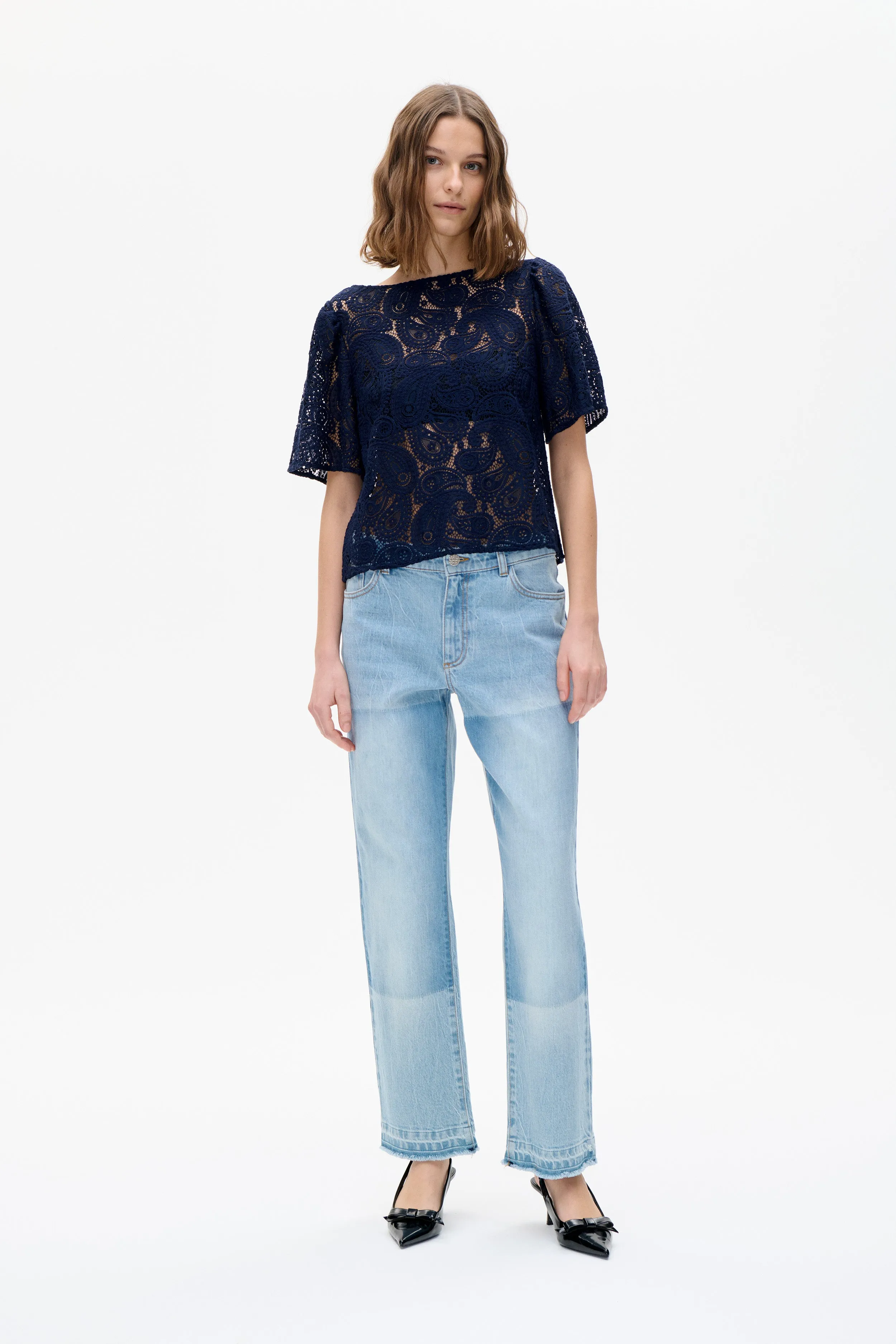 MERA BLOUSE | Evening Blue sold by Baum und Pferdgarten product image thumbnail 2