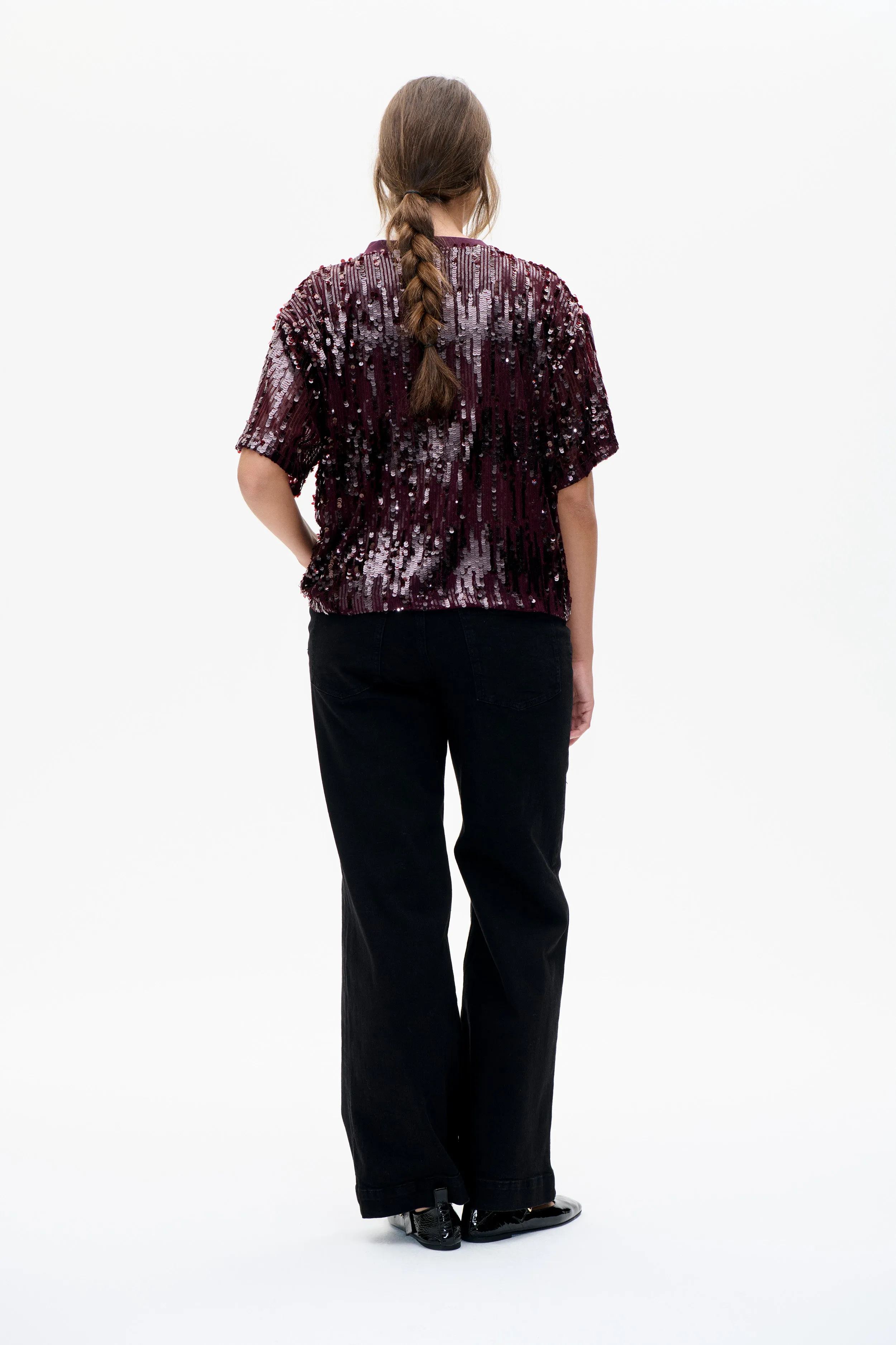 JULI TOP | Dark Plum Perfect sold by Baum und Pferdgarten product image thumbnail 3