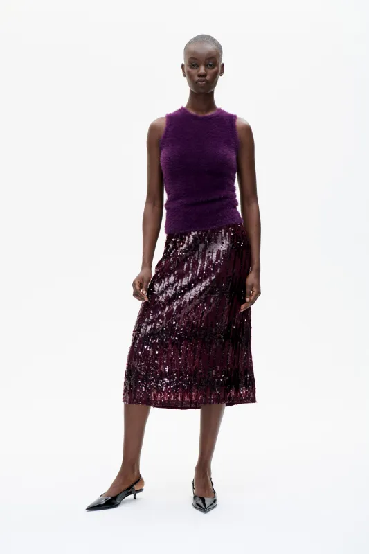 JAINO SKIRT | Dark Plum Perfect sold by Baum und Pferdgarten