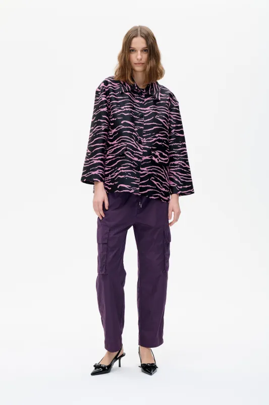 BETINA JACKET | Mauve Orchid Zebra sold by Baum und Pferdgarten