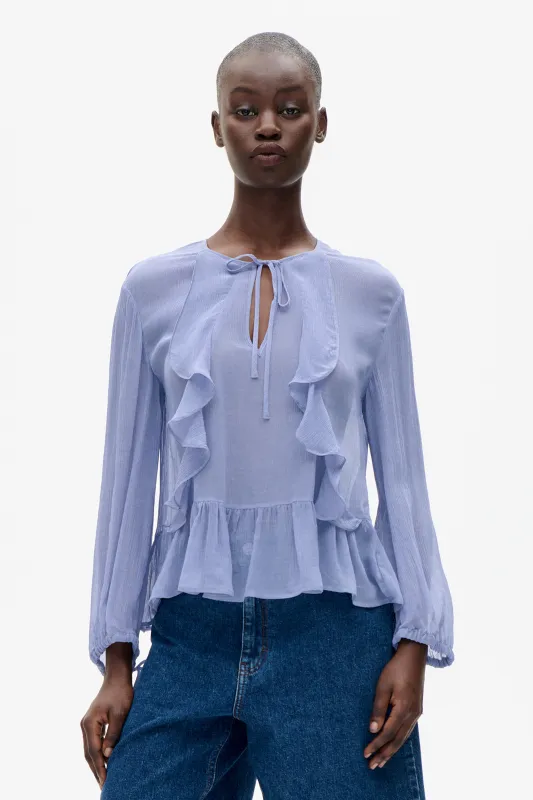 MIKAELA BLOUSE | Tempest Blue sold by Baum und Pferdgarten