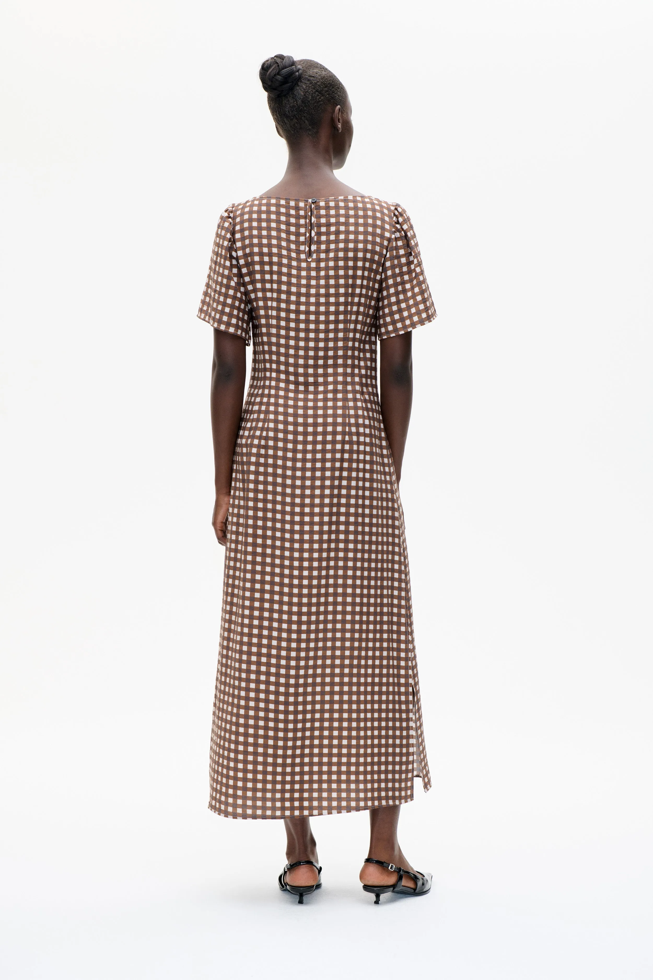 ADALENE DRESS | Hot Fudge Check sold by Baum und Pferdgarten product image thumbnail 2
