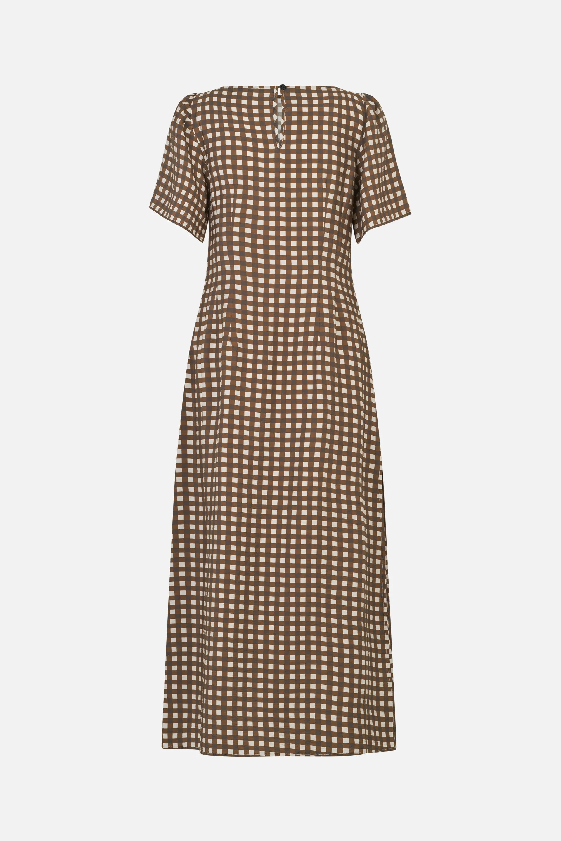 ADALENE DRESS | Hot Fudge Check sold by Baum und Pferdgarten product image thumbnail 4