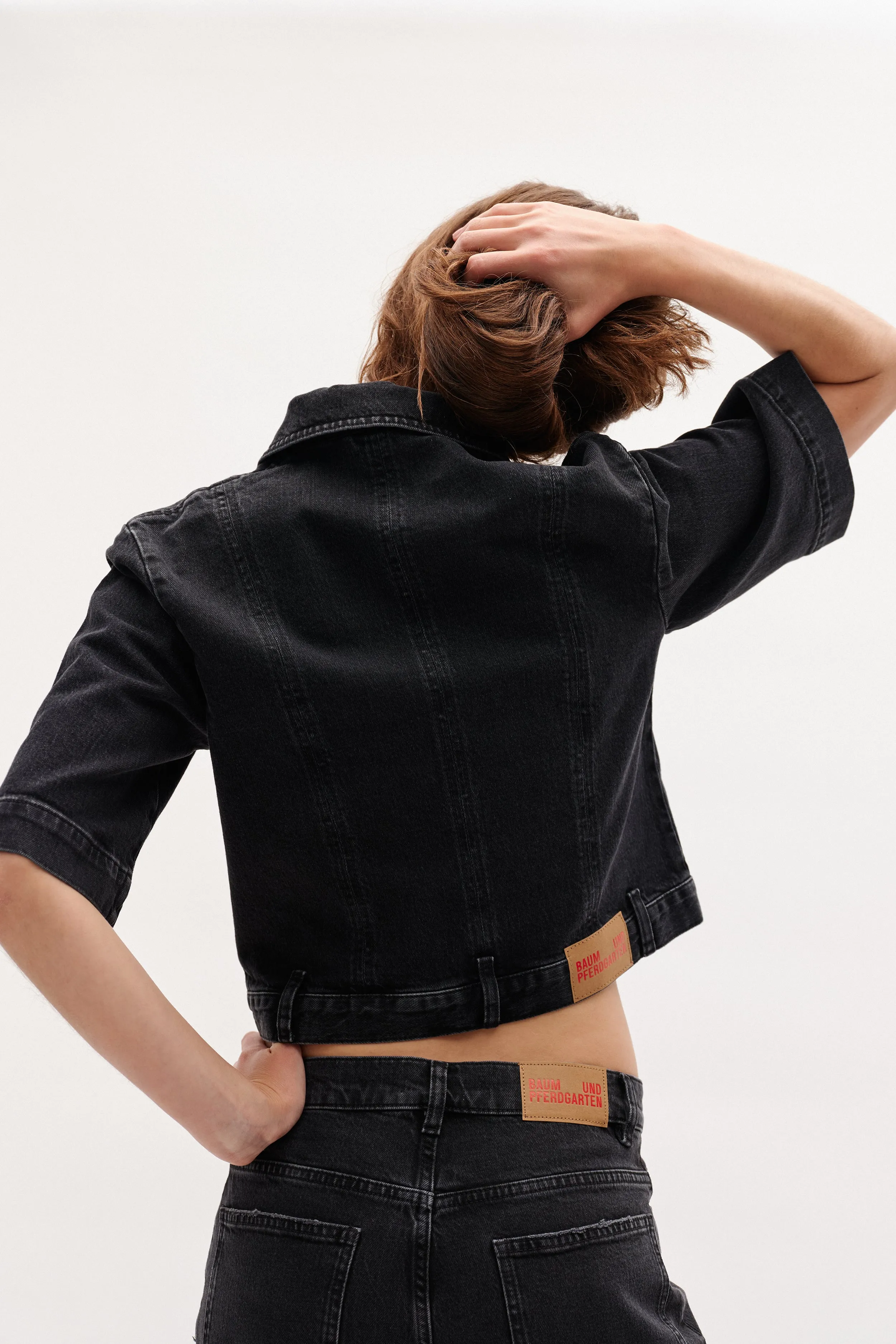 NO 05 SHIRT | Black Washed Denim sold by Baum und Pferdgarten product image thumbnail 4