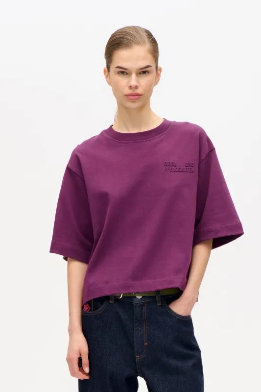 JIANA T-SHIRT | Italian Plum sold by Baum und Pferdgarten