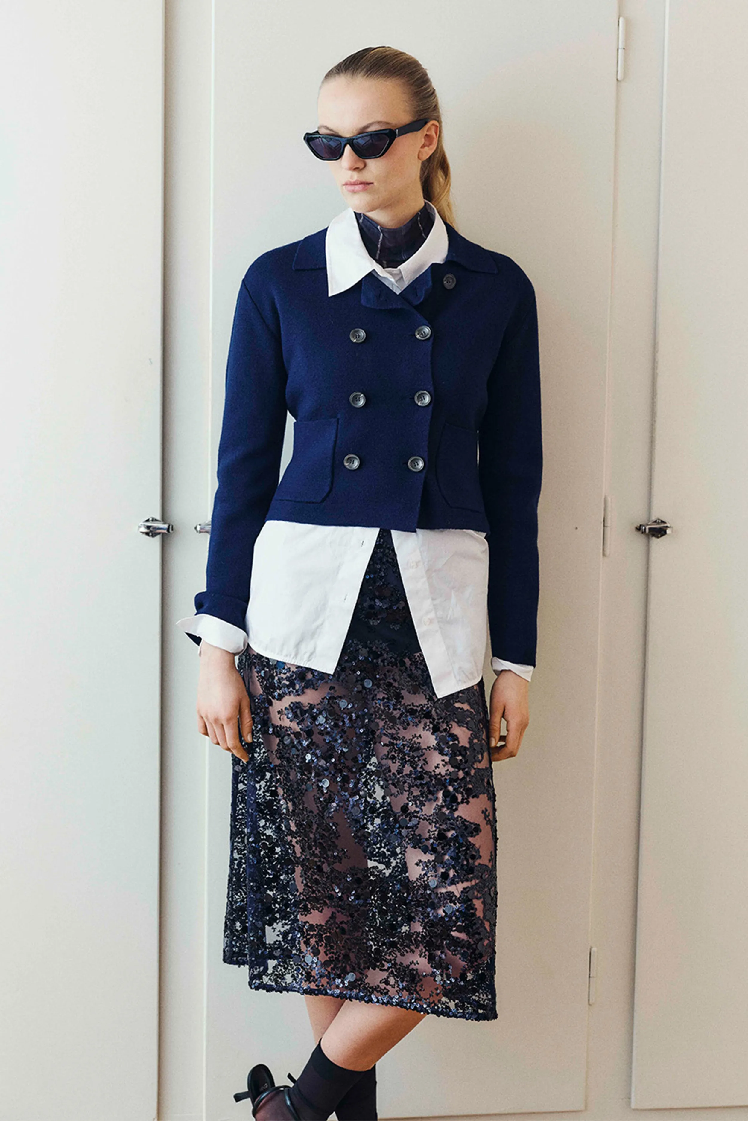 SHANIA SKIRT | Baritone Blue sold by Baum und Pferdgarten product image thumbnail 3