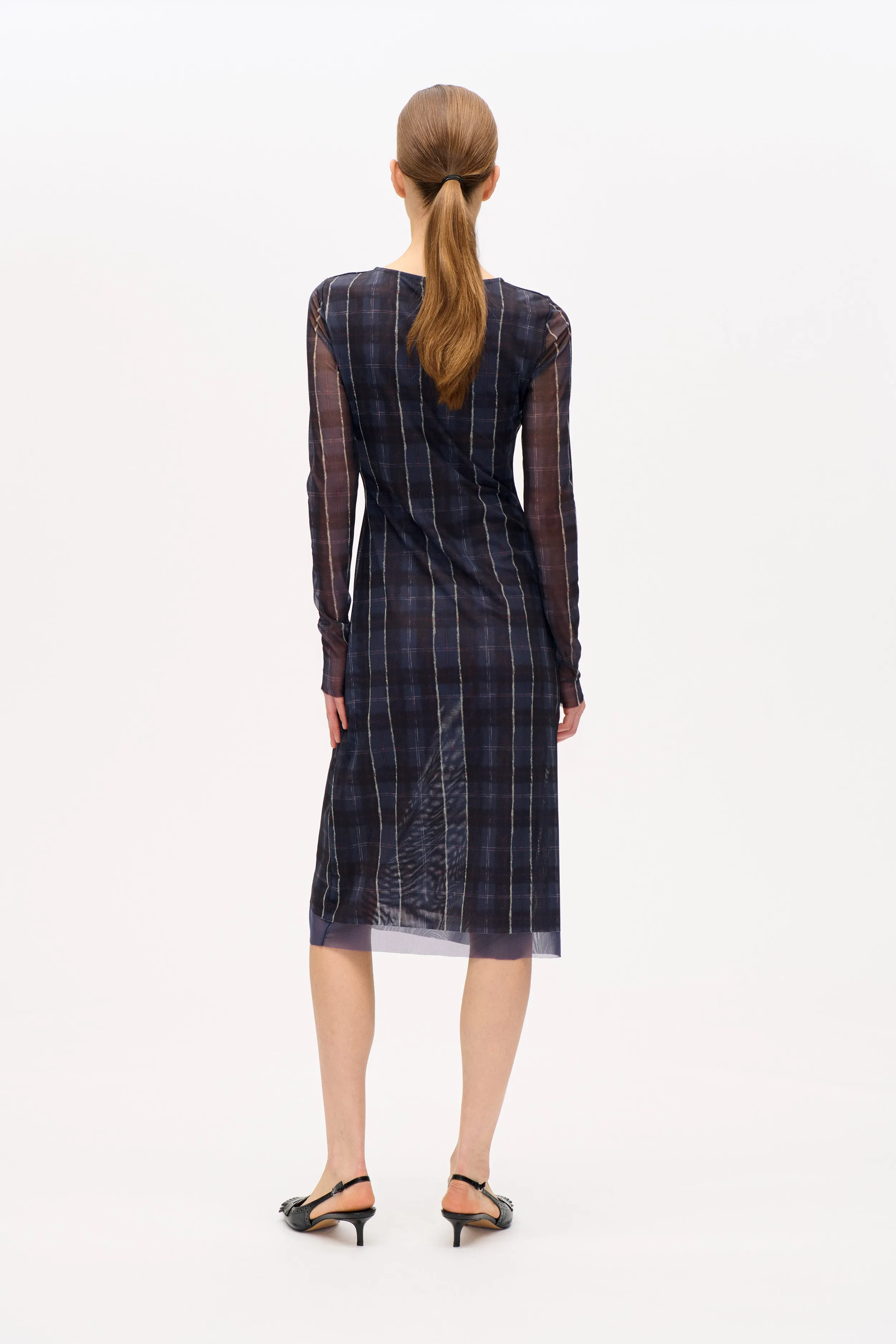 JOLANDI DRESS | Navy Check sold by Baum und Pferdgarten product image thumbnail 2