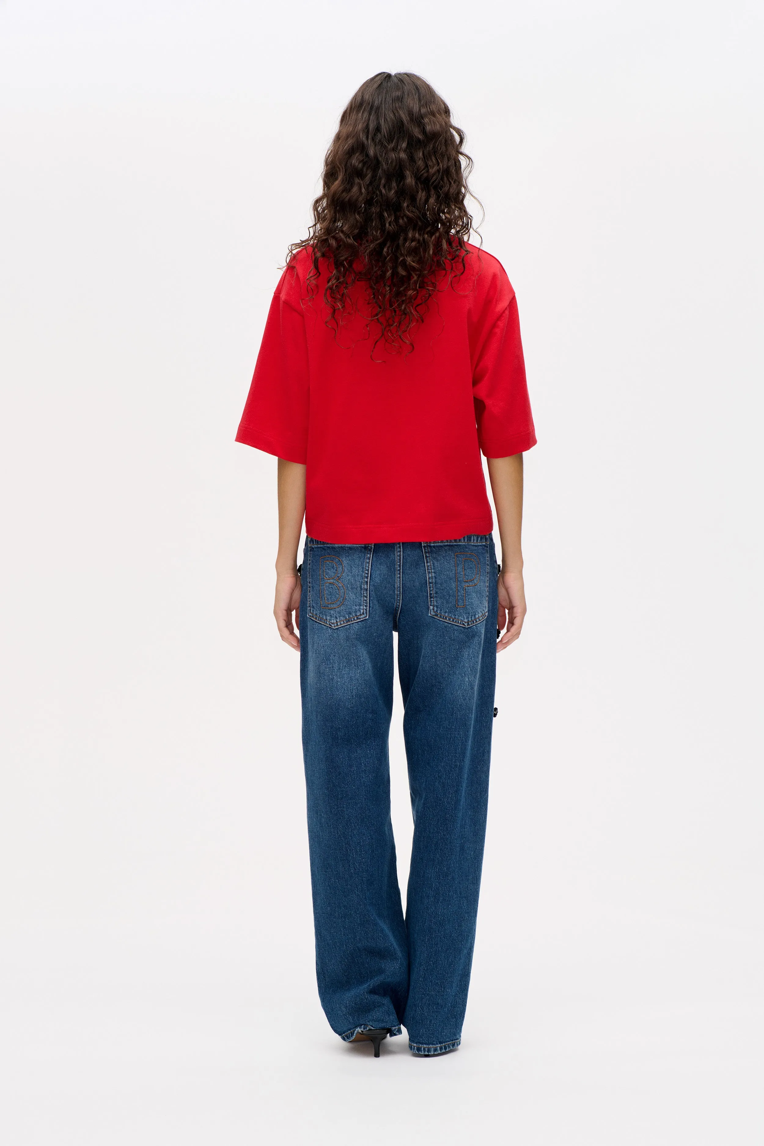 JIANA T-SHIRT | Crimson Red sold by Baum und Pferdgarten product image thumbnail 3