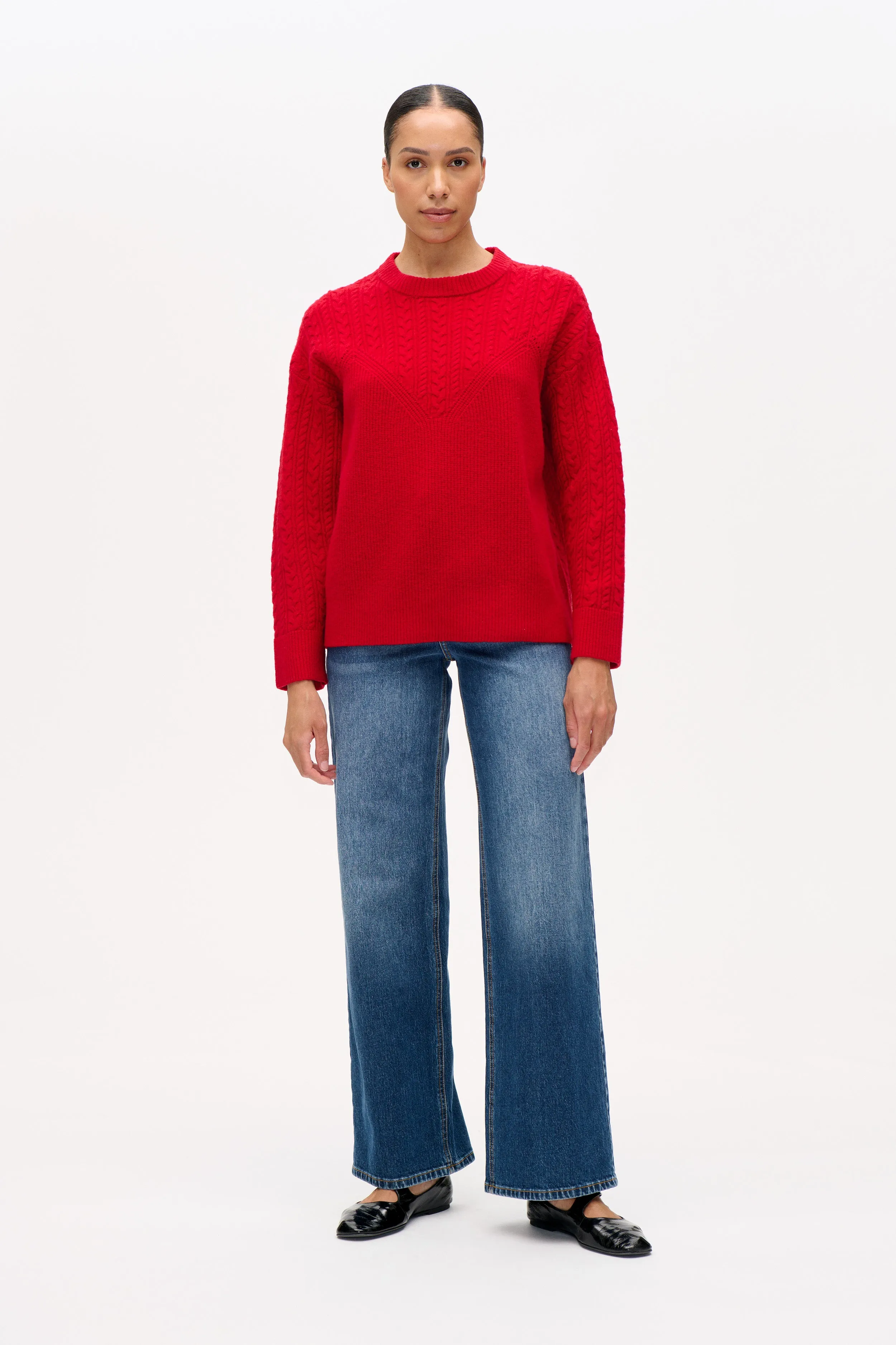 CELESTINE SWEATER | Crimson Red sold by Baum und Pferdgarten