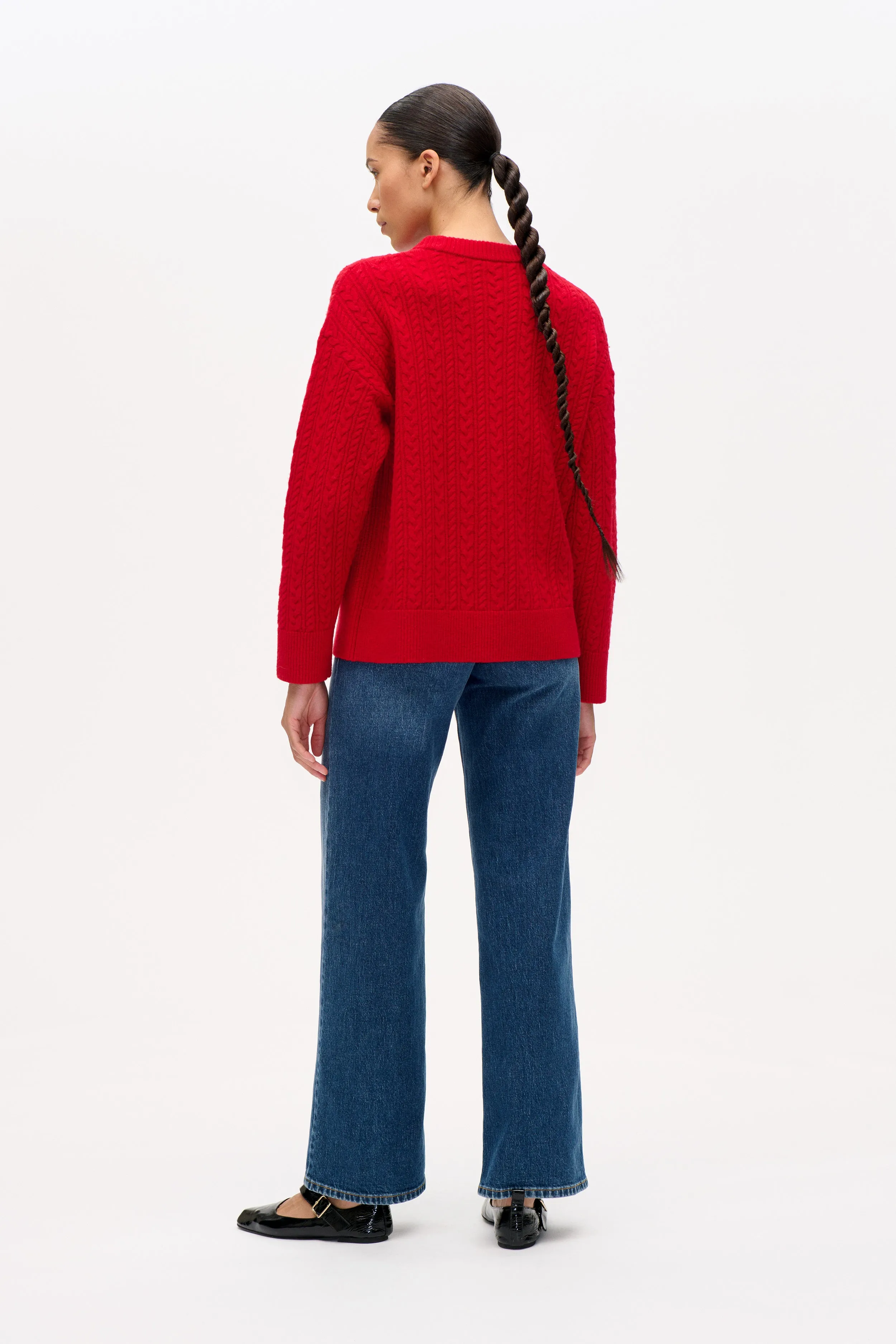 CELESTINE SWEATER | Crimson Red sold by Baum und Pferdgarten product image thumbnail 3