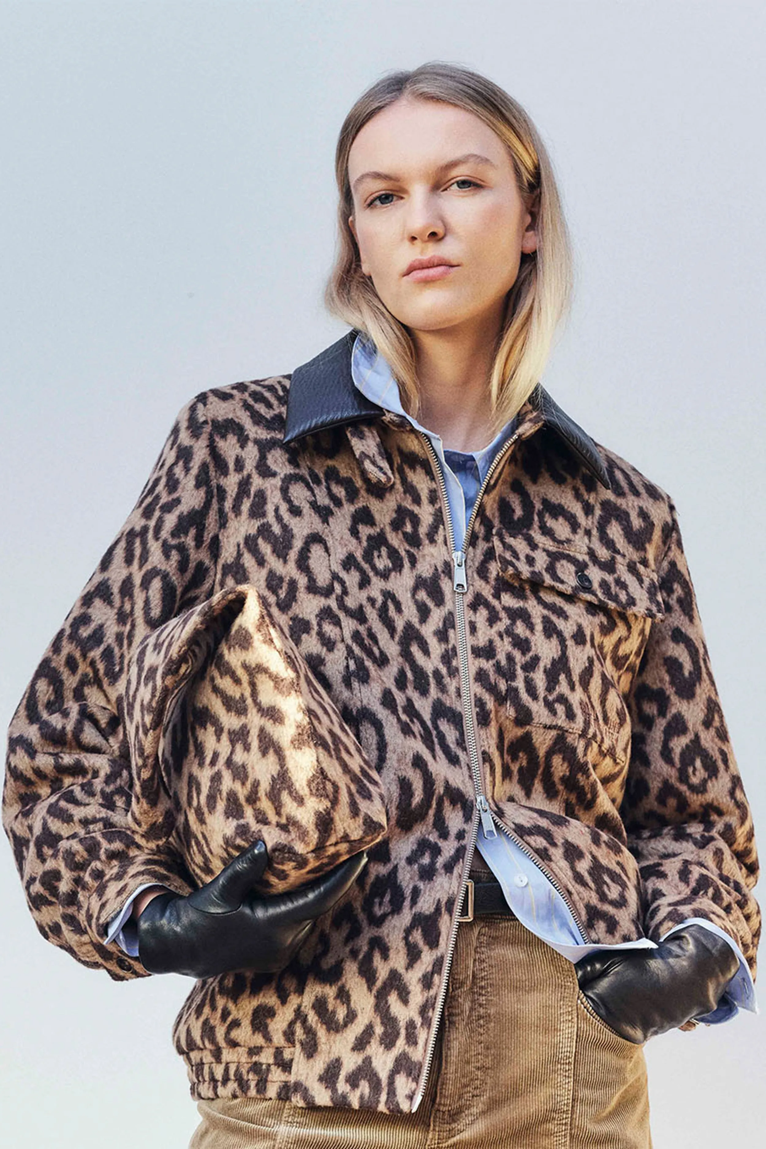 BELINE JACKET | Wool Camel Leopard sold by Baum und Pferdgarten product image thumbnail 3