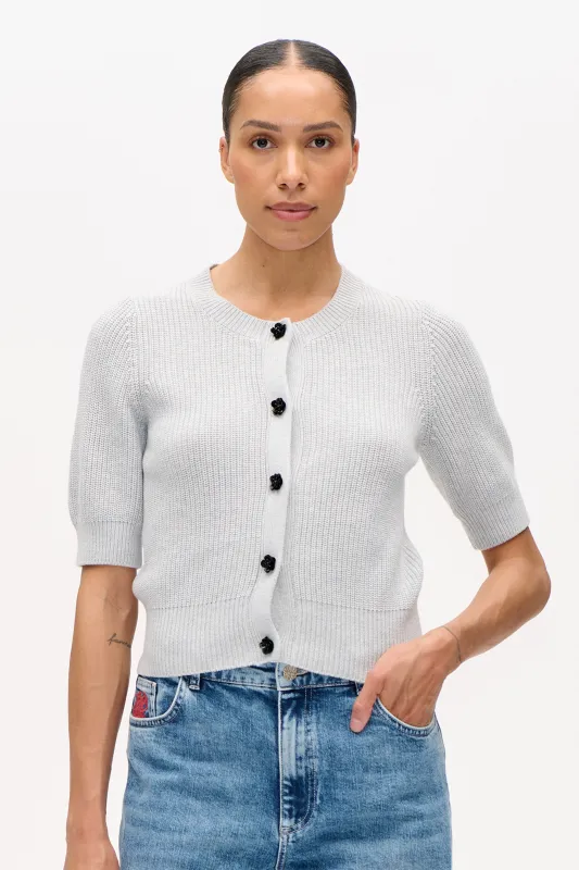 CATHIA CARDIGAN | Grey Melange sold by Baum und Pferdgarten
