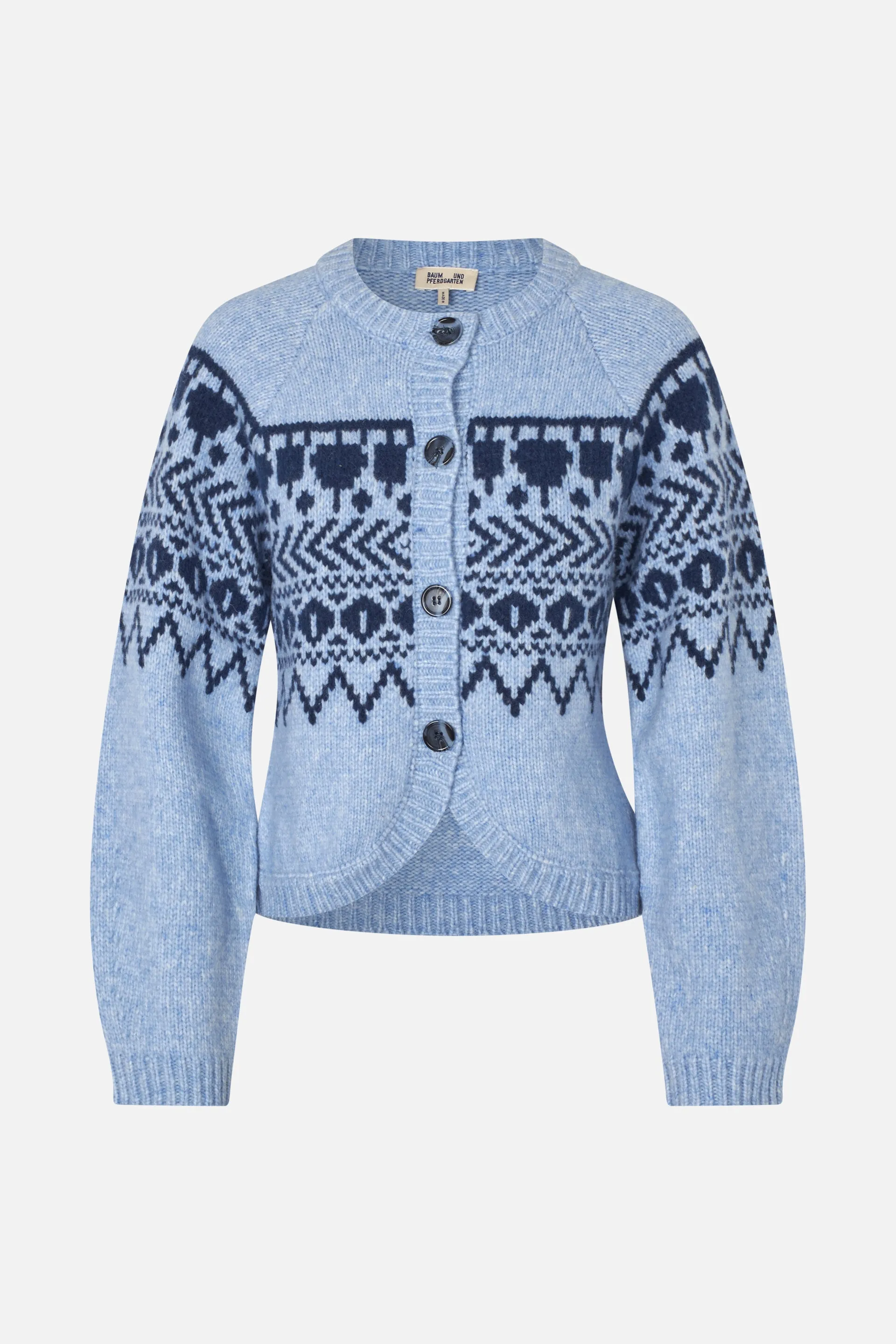 COLIN CARDIGAN | Blue Fair Isle sold by Baum und Pferdgarten product image thumbnail 4
