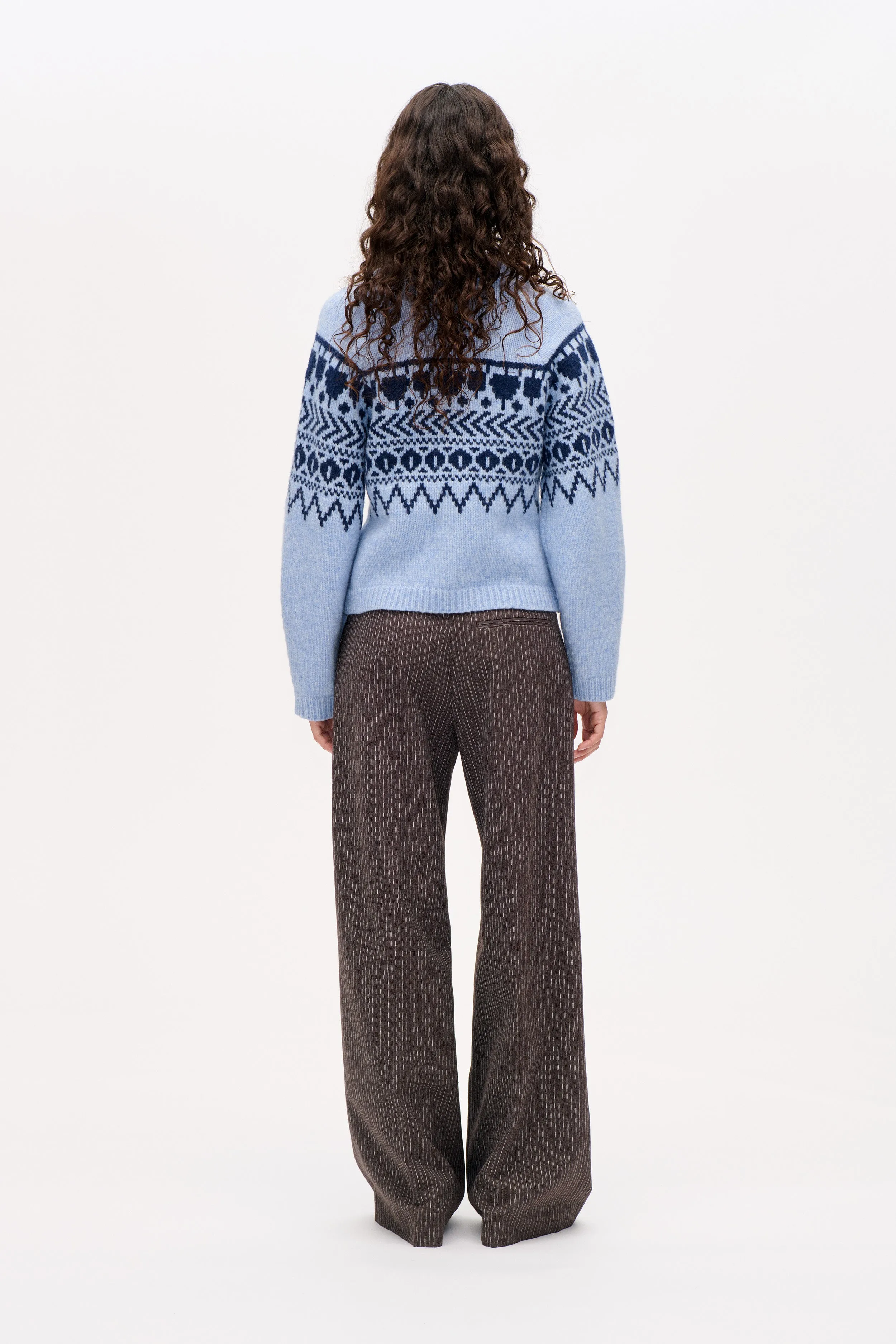 COLIN CARDIGAN | Blue Fair Isle sold by Baum und Pferdgarten product image thumbnail 3