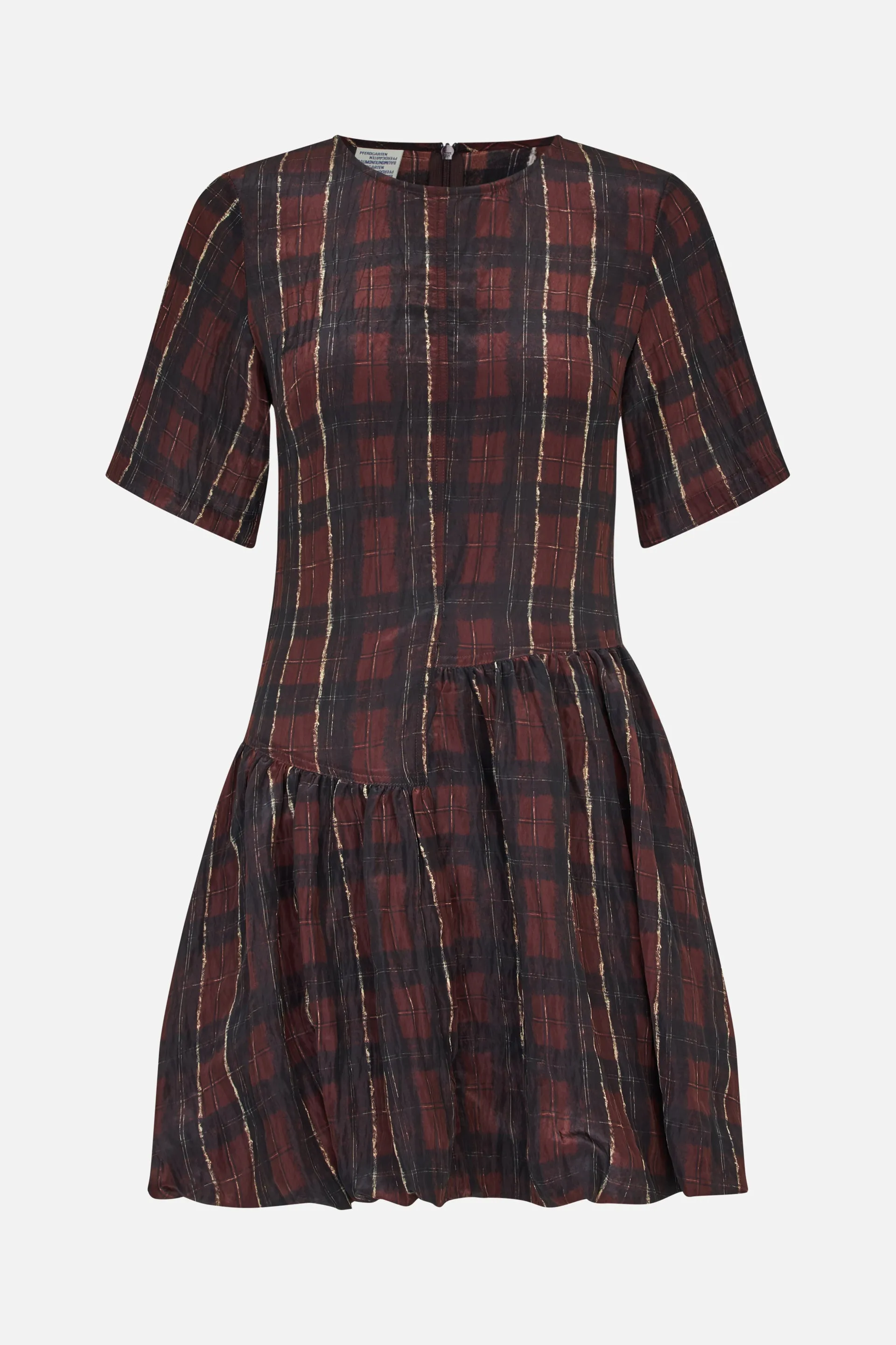 ASTRID DRESS | Dark Red Check sold by Baum und Pferdgarten product image thumbnail 3