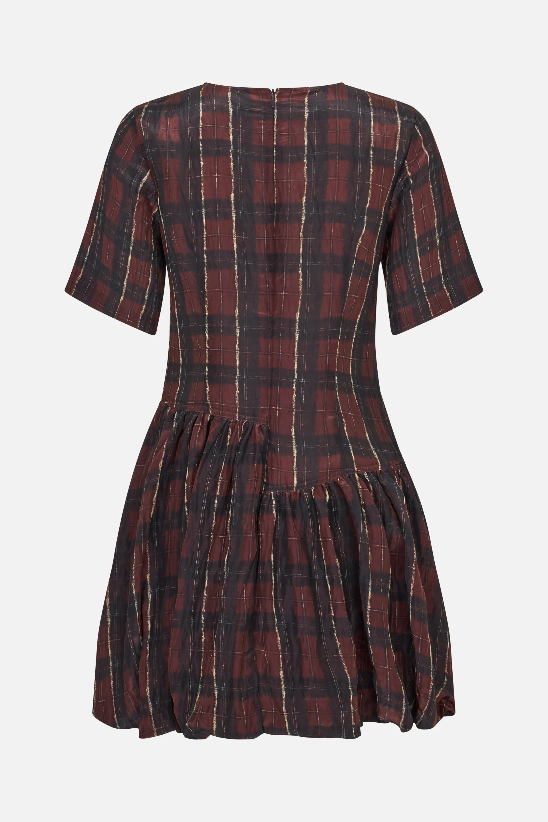 ASTRID DRESS | Dark Red Check sold by Baum und Pferdgarten product image thumbnail 4