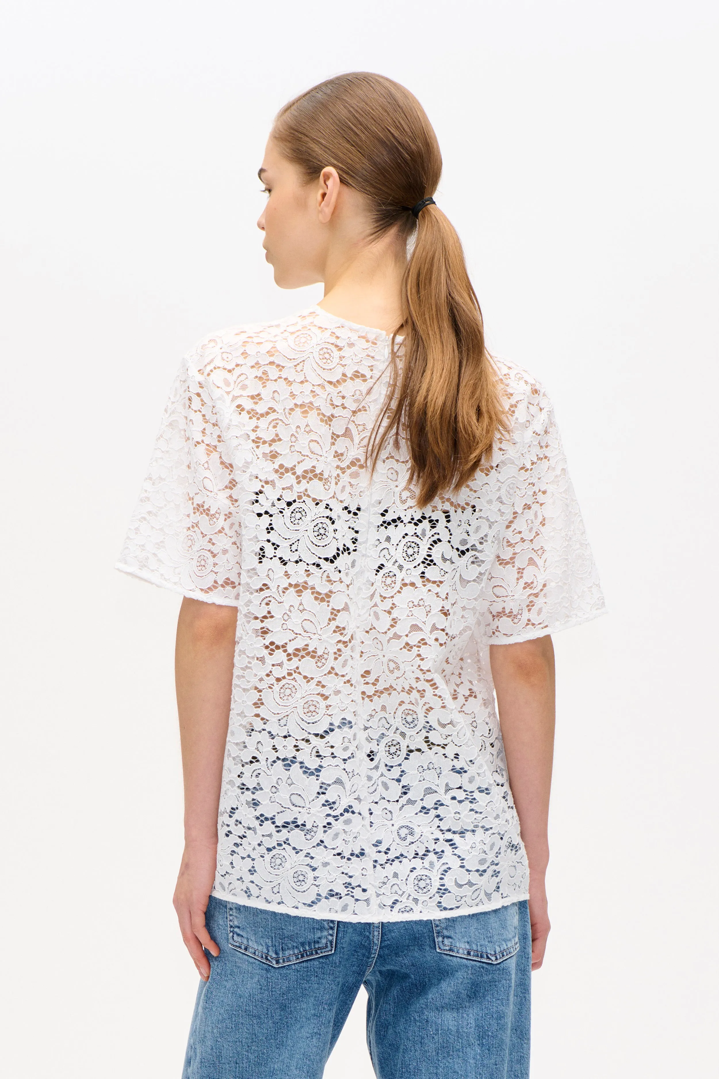 MANDIE BLOUSE | Bright White Plum sold by Baum und Pferdgarten product image thumbnail 2