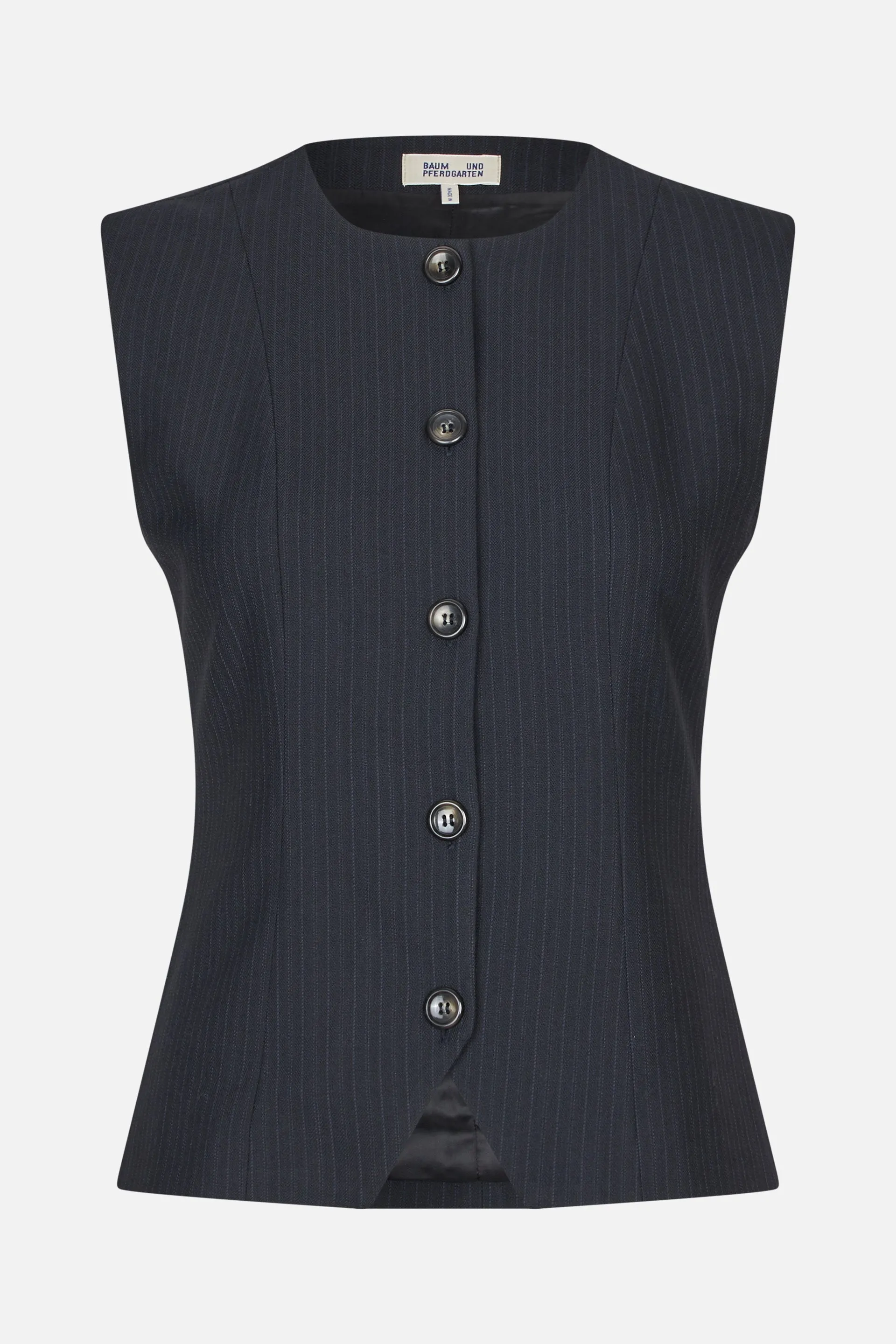 MENEA BLOUSE | Blackish Pinstripe sold by Baum und Pferdgarten product image thumbnail 5