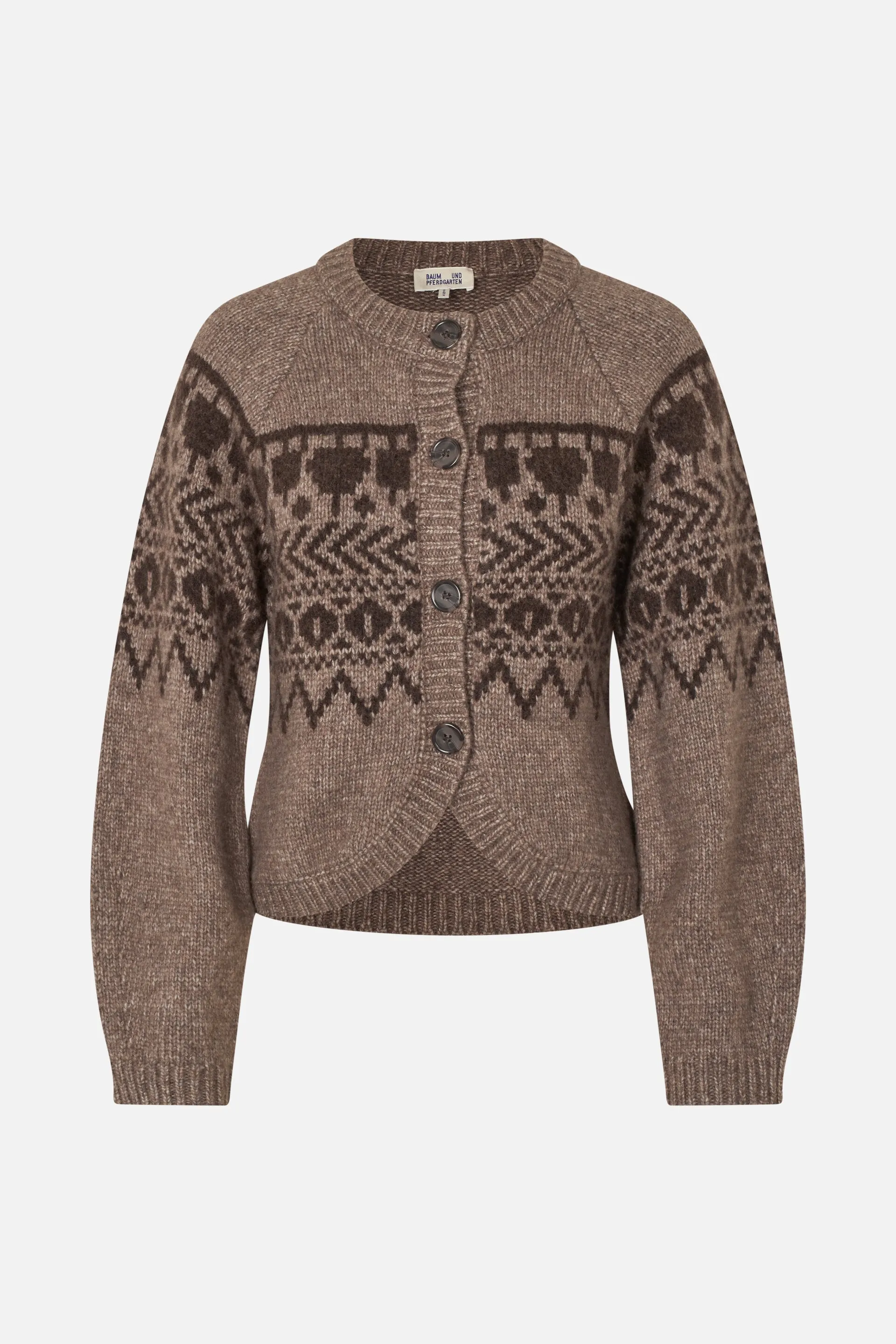 COLIN CARDIGAN | Brown Fair Isle sold by Baum und Pferdgarten product image thumbnail 5