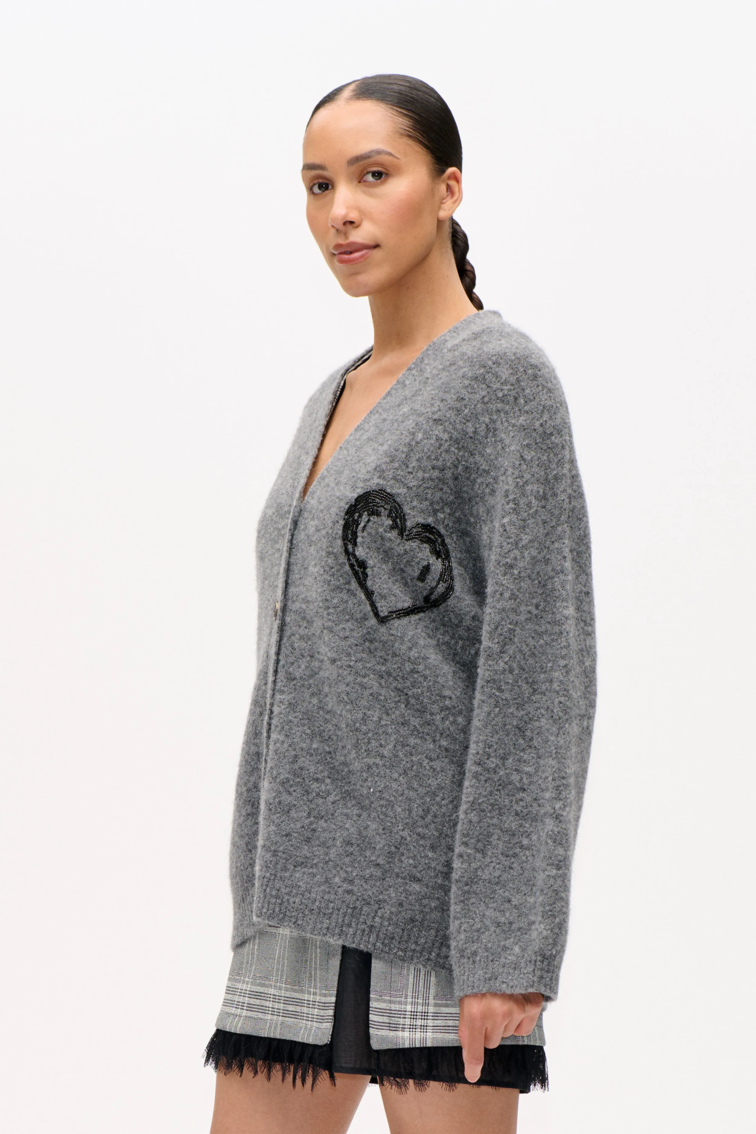 CISSI CARDIGAN | Thunder Grey Pearls sold by Baum und Pferdgarten product image thumbnail 2