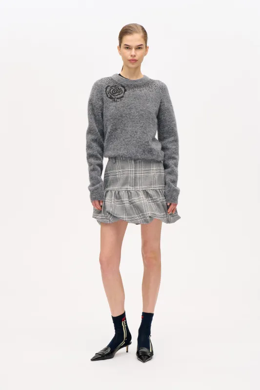 CHANYA SWEATER | Thunder Grey Pearls sold by Baum und Pferdgarten
