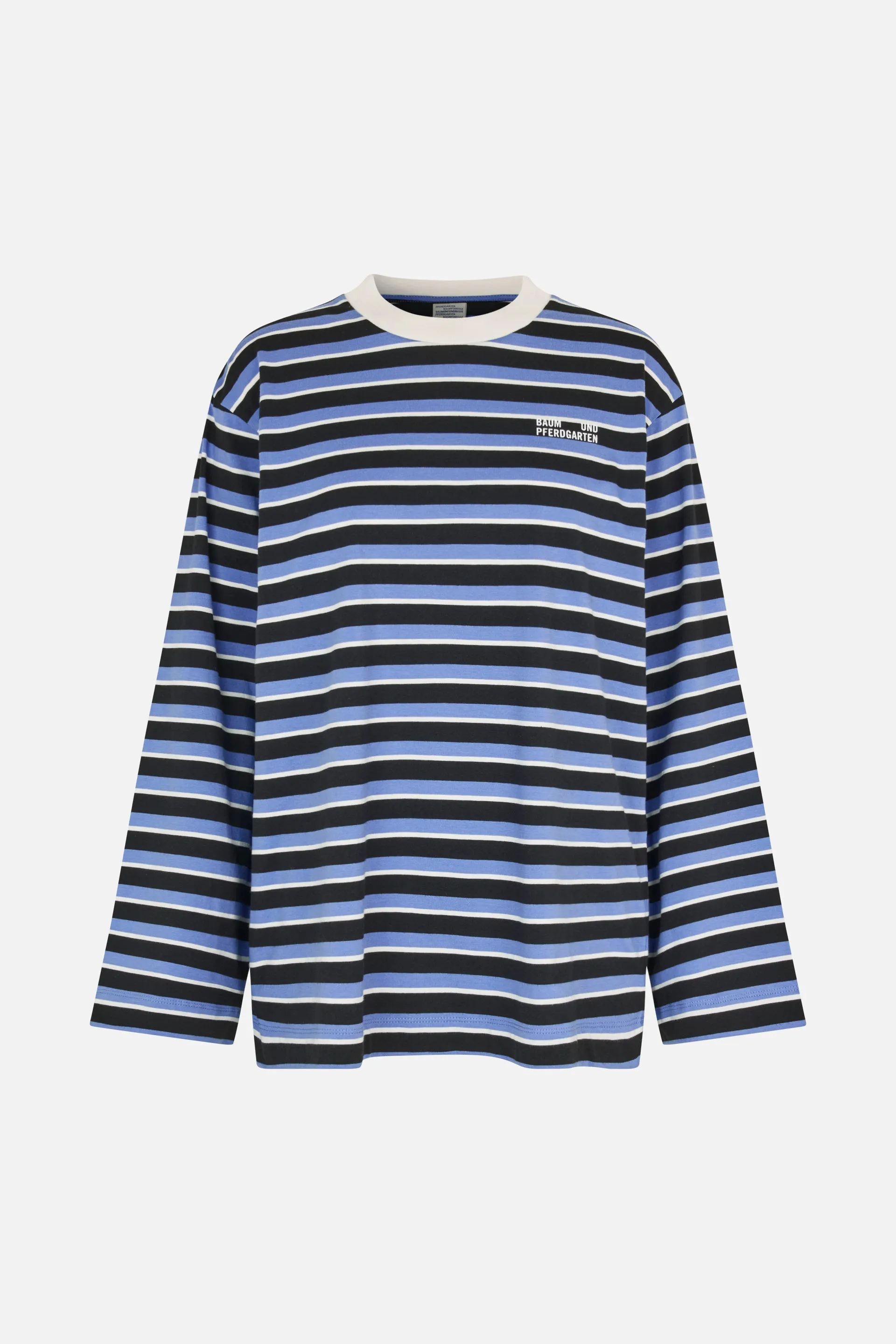 JEEVANA TOP | Blue Black Stripes sold by Baum und Pferdgarten product image thumbnail 4