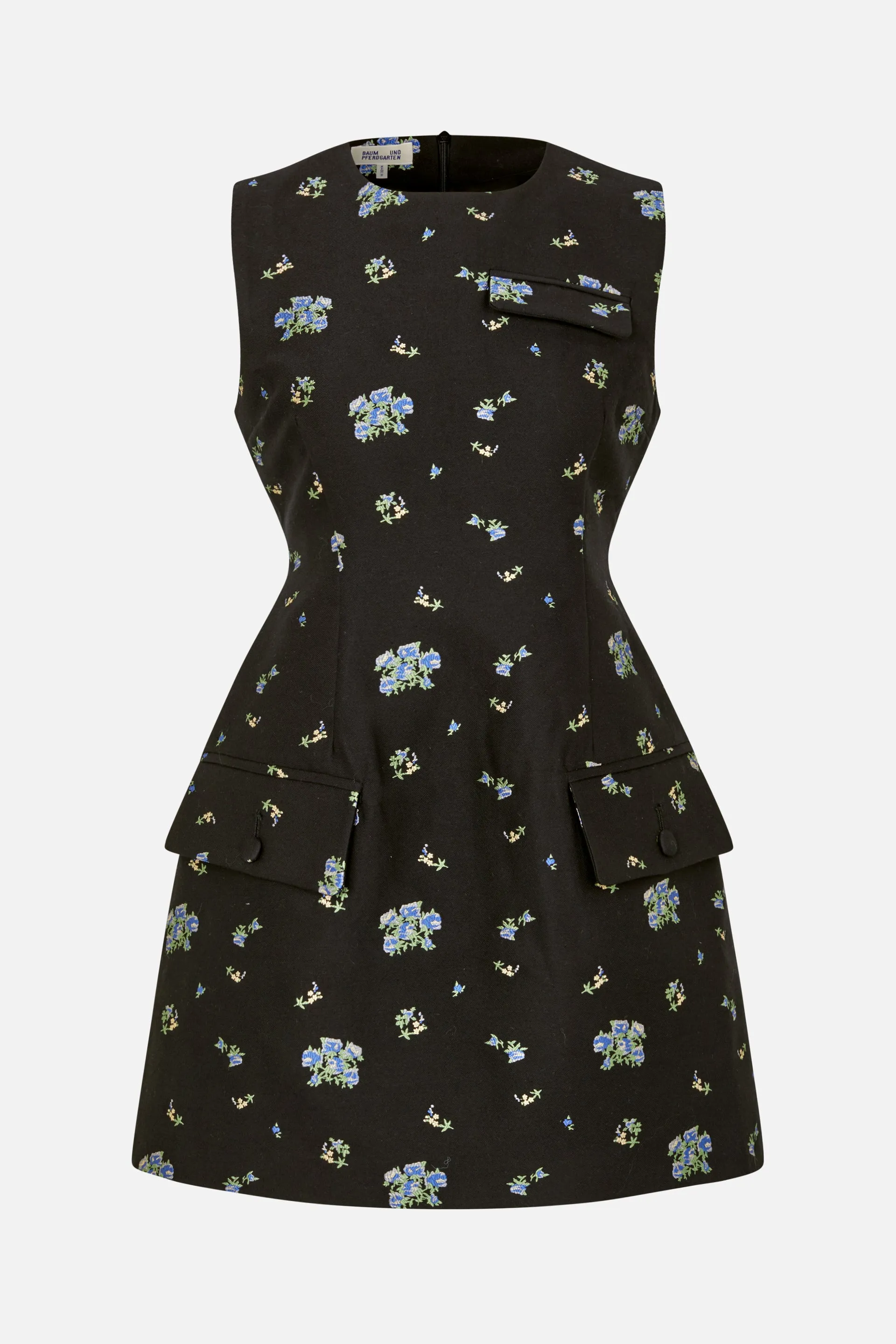 AMAYAH DRESS | Black Small Flower sold by Baum und Pferdgarten product image thumbnail 3