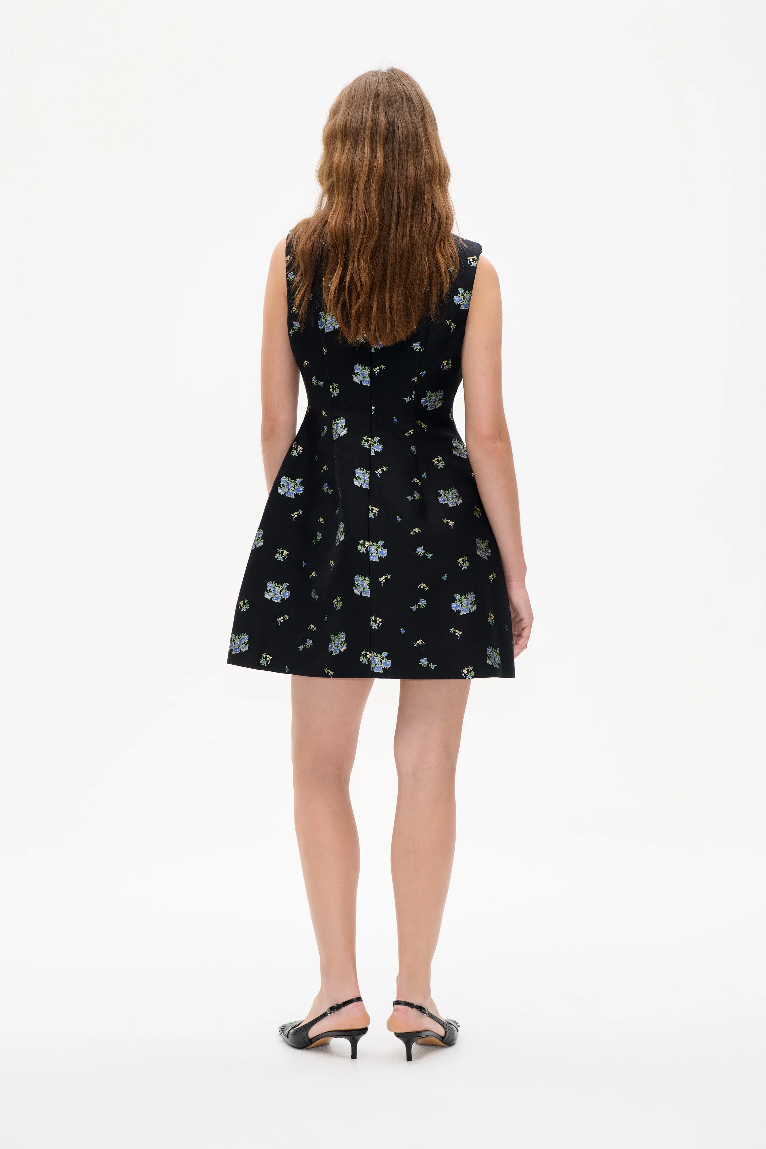 AMAYAH DRESS | Black Small Flower sold by Baum und Pferdgarten product image thumbnail 2