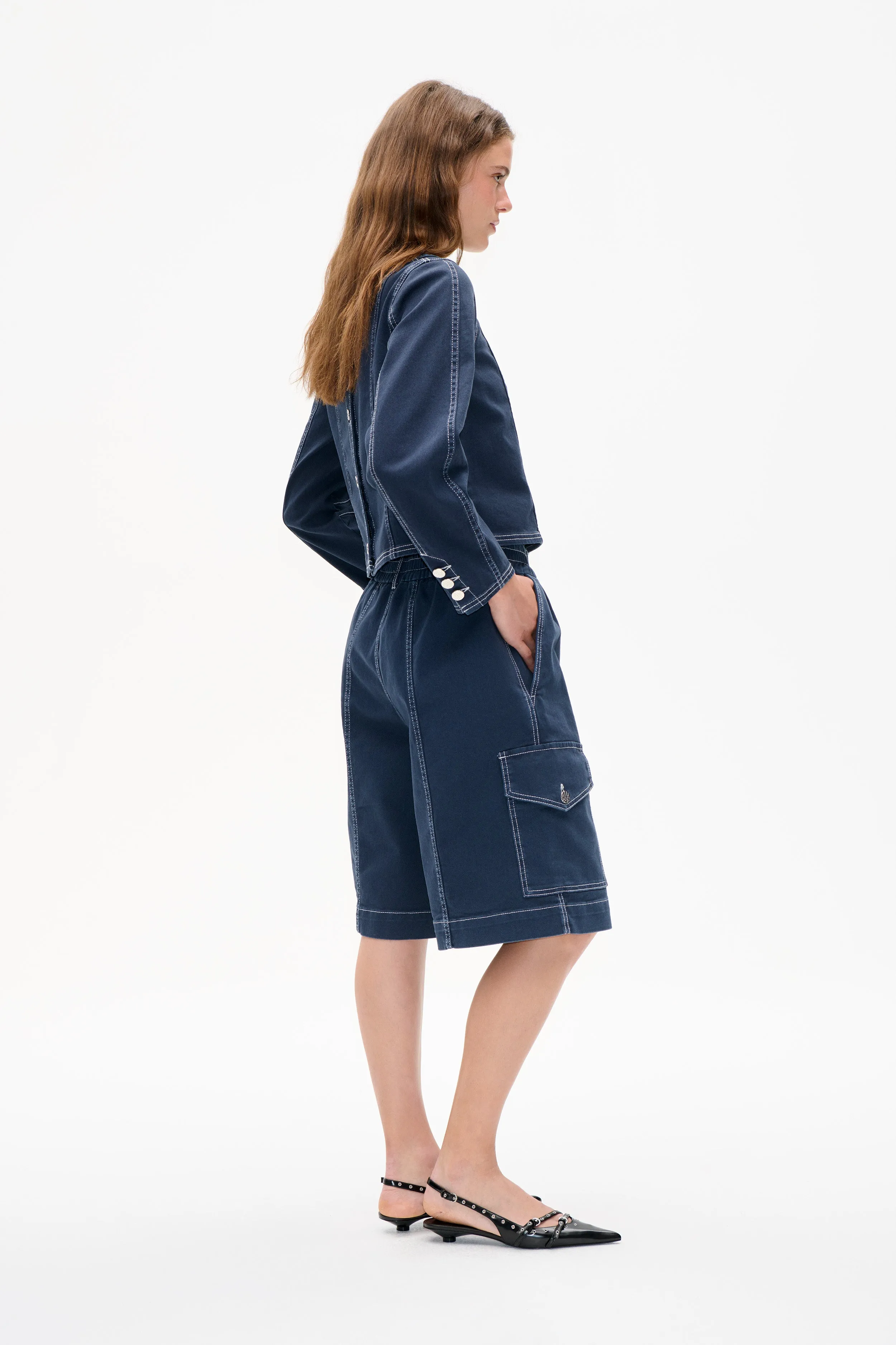 NEETO SHORTS | Total Eclipse Blue sold by Baum und Pferdgarten product image thumbnail 2