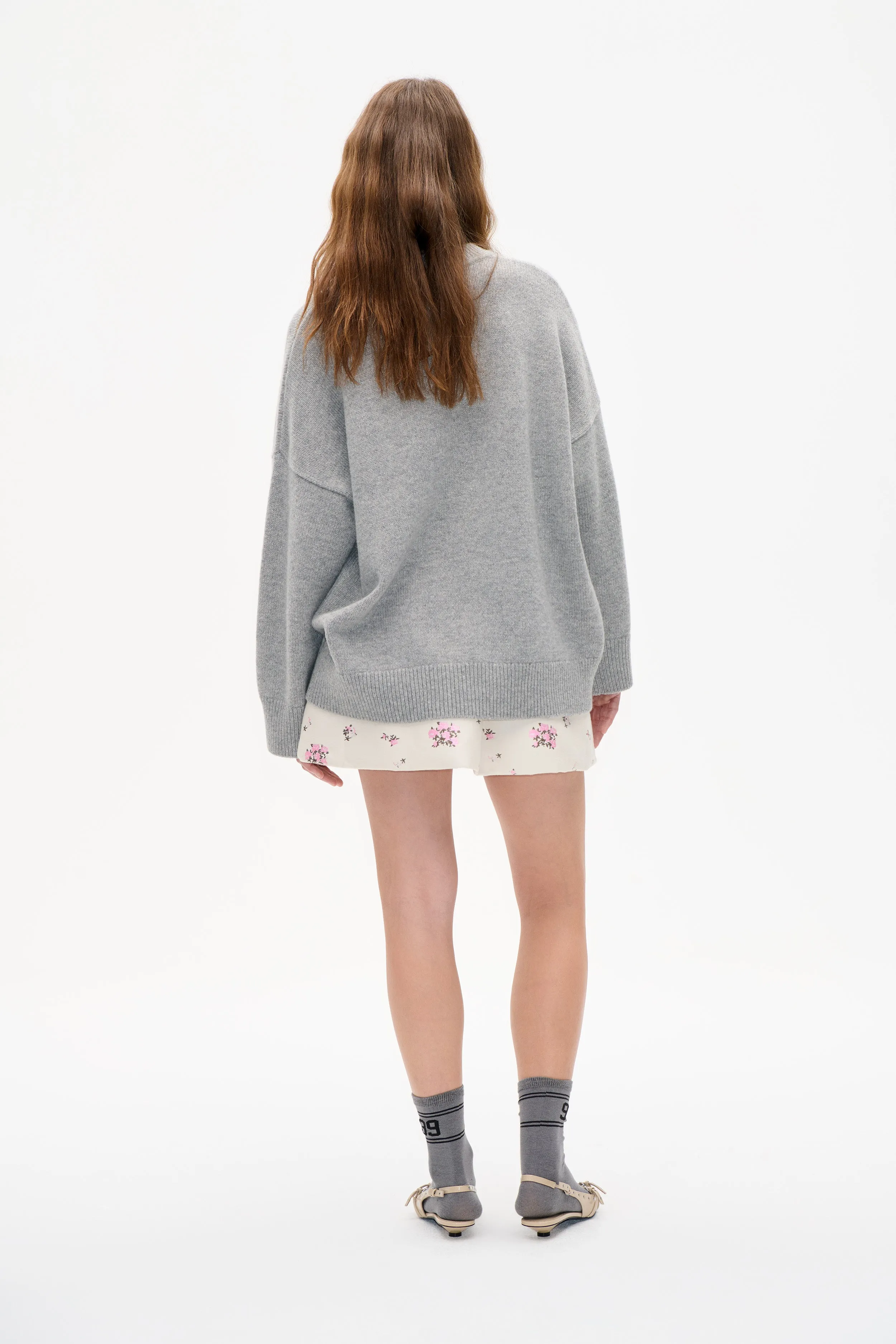 CRISTEL SWEATER | Grey Melange sold by Baum und Pferdgarten product image thumbnail 2