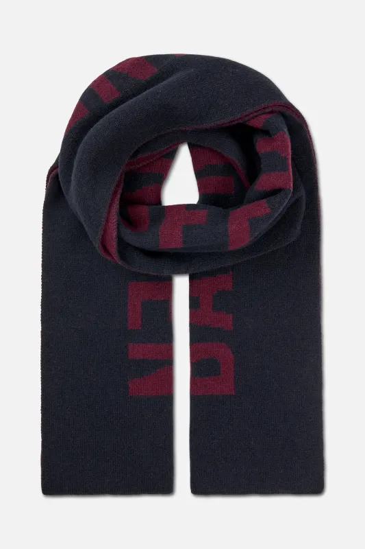 LEORA SCARF | Navy Bordeaux sold by Baum und Pferdgarten