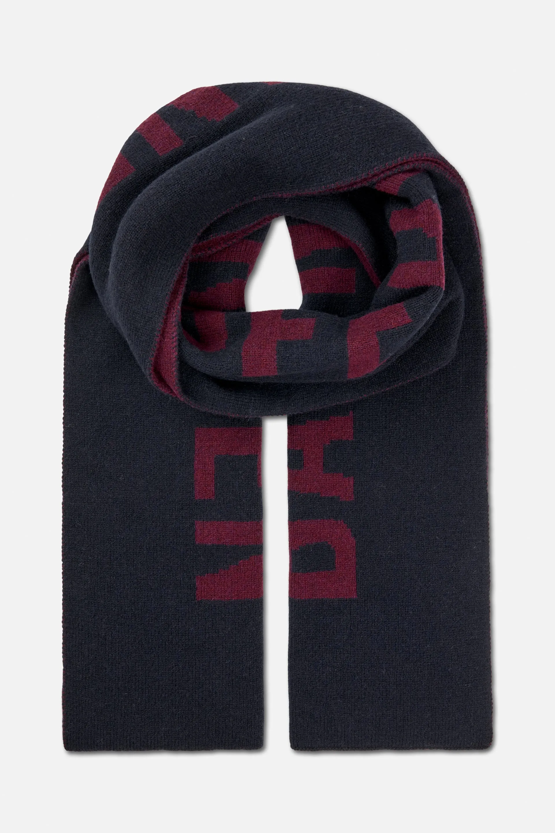 LEORA SCARF | Navy Bordeaux sold by Baum und Pferdgarten