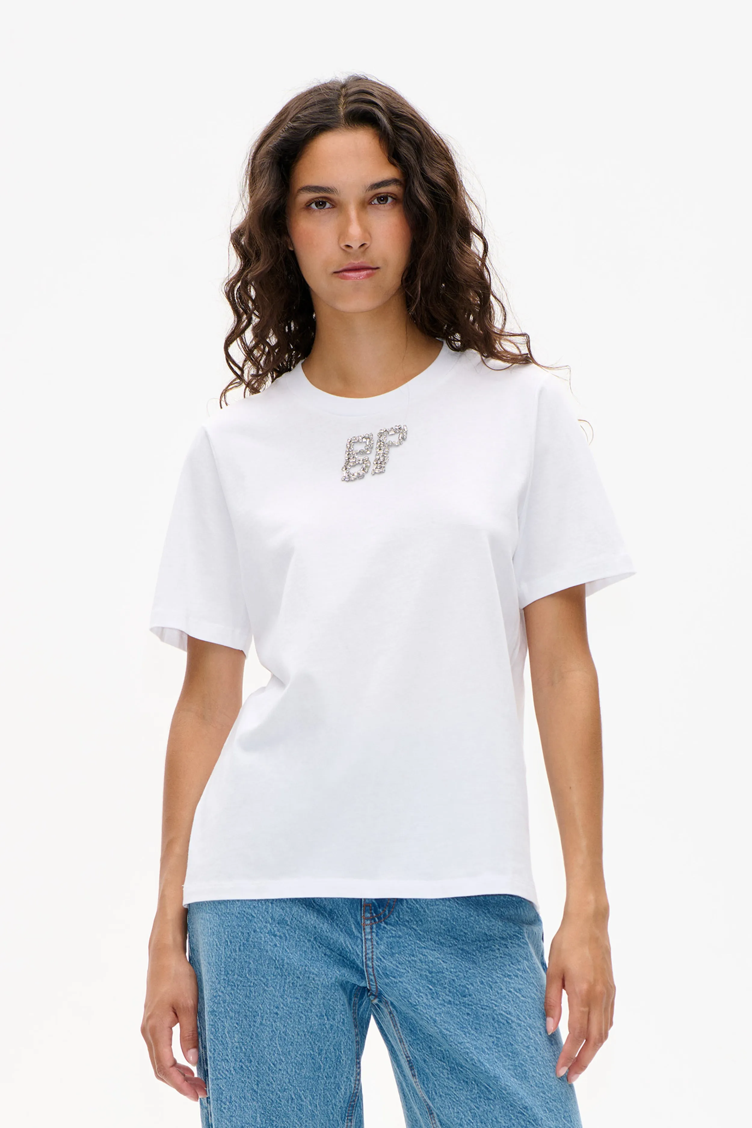 JAWO T-SHIRT | White Rhinestones sold by Baum und Pferdgarten product image thumbnail 3