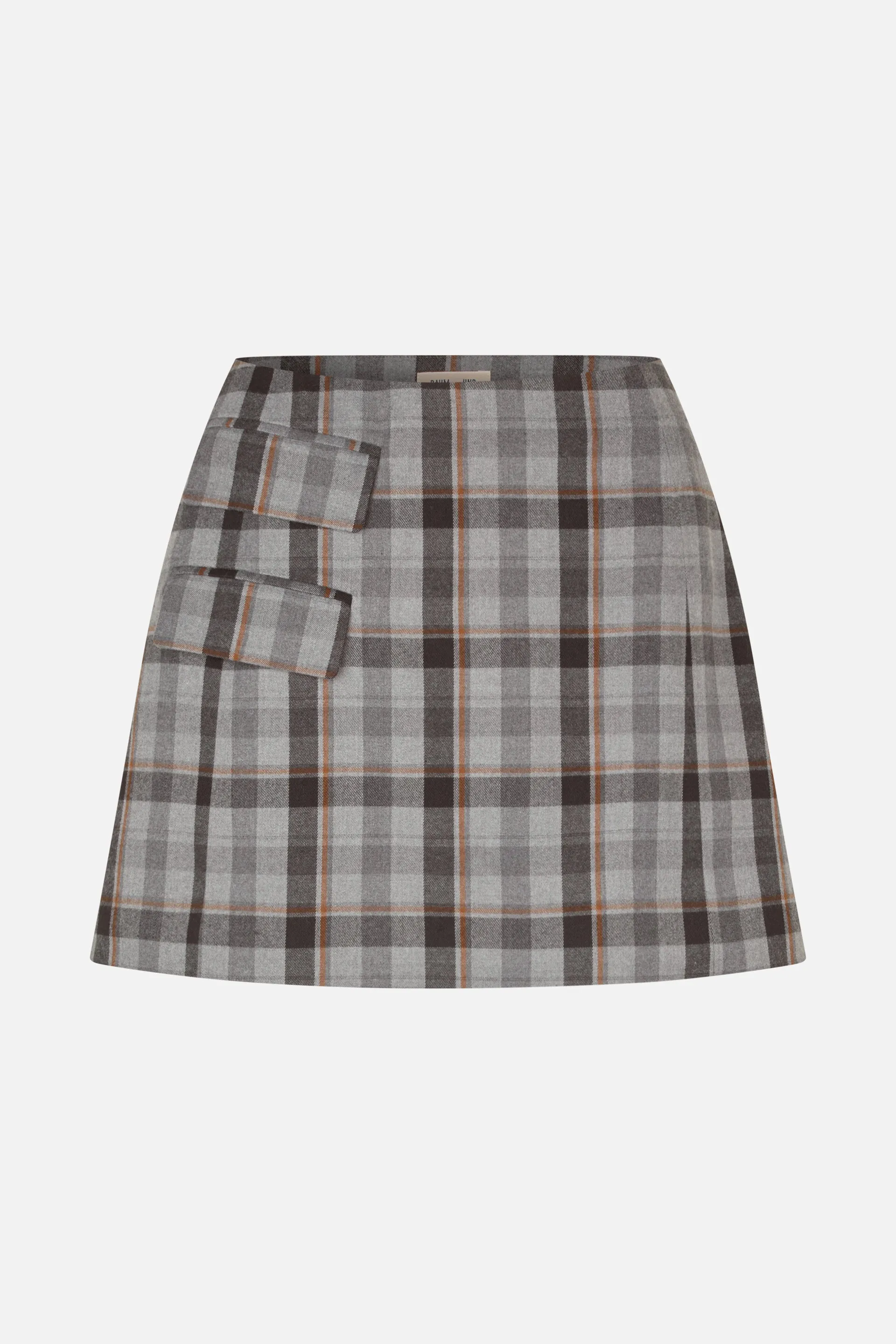 SHANIE SKIRT | Grey Soft Check sold by Baum und Pferdgarten product image thumbnail 4