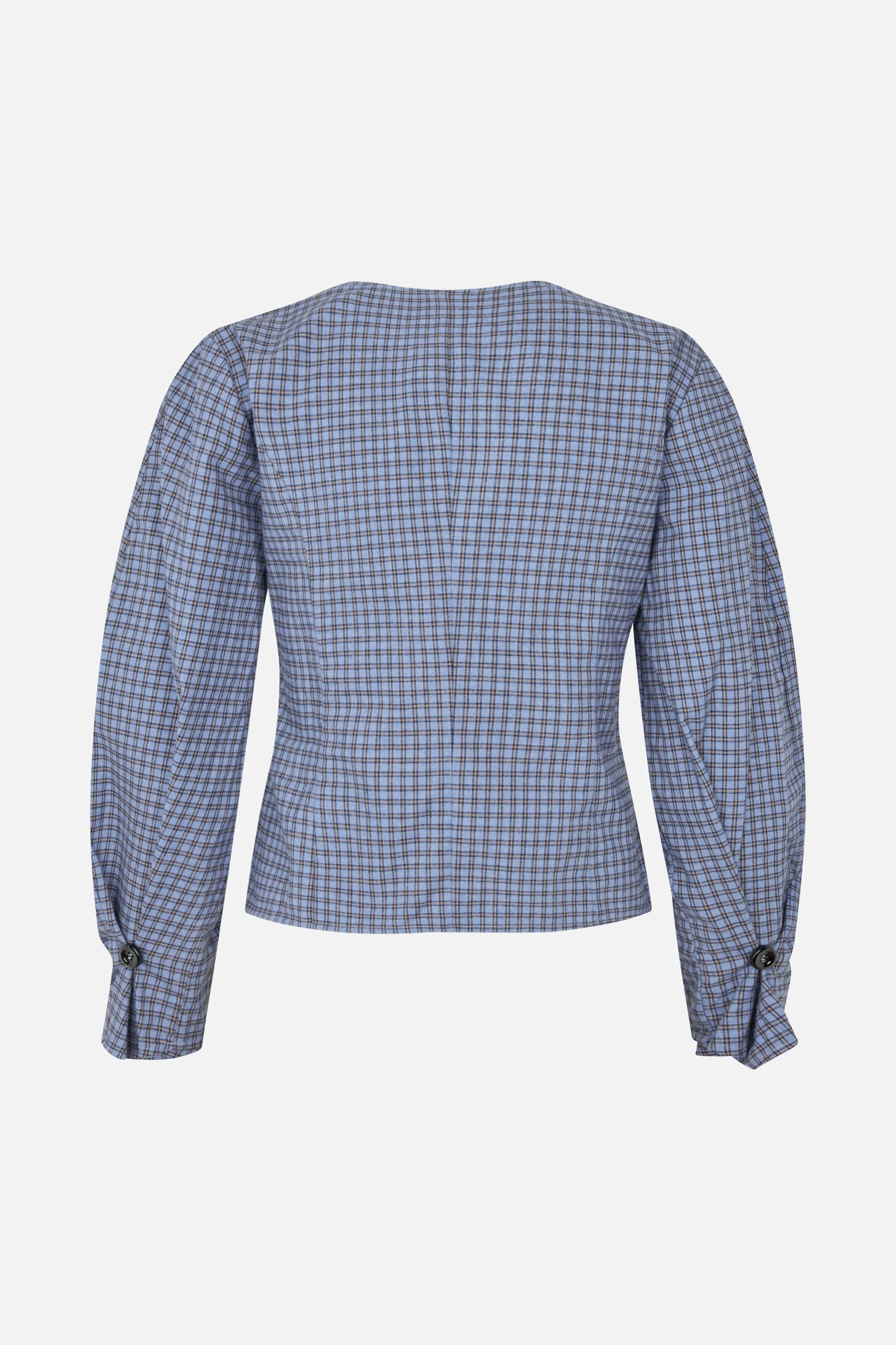 MILLEA SHIRT | Blue Flannel Check sold by Baum und Pferdgarten product image thumbnail 5