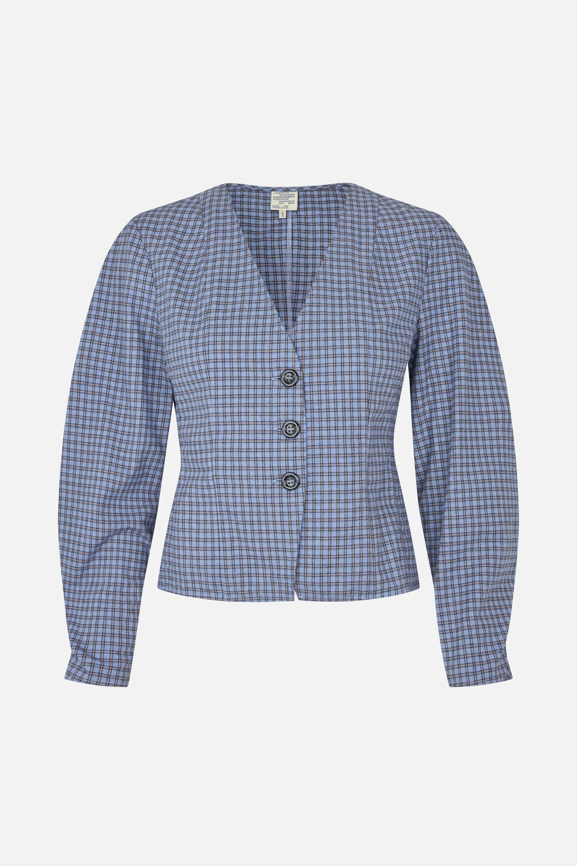 MILLEA SHIRT | Blue Flannel Check sold by Baum und Pferdgarten product image thumbnail 4