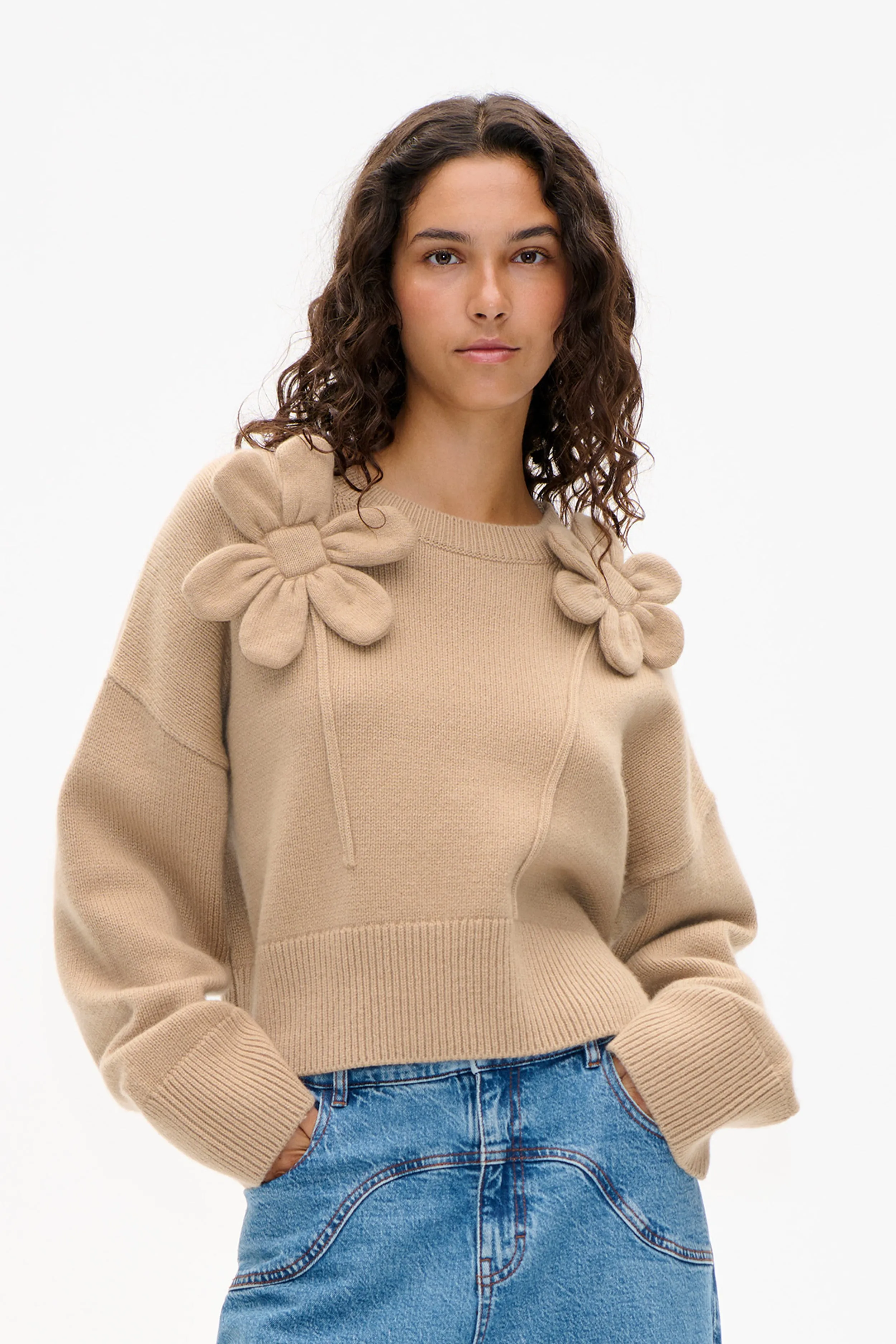 CENIA SWEATER | Burro Camel sold by Baum und Pferdgarten product image thumbnail 3