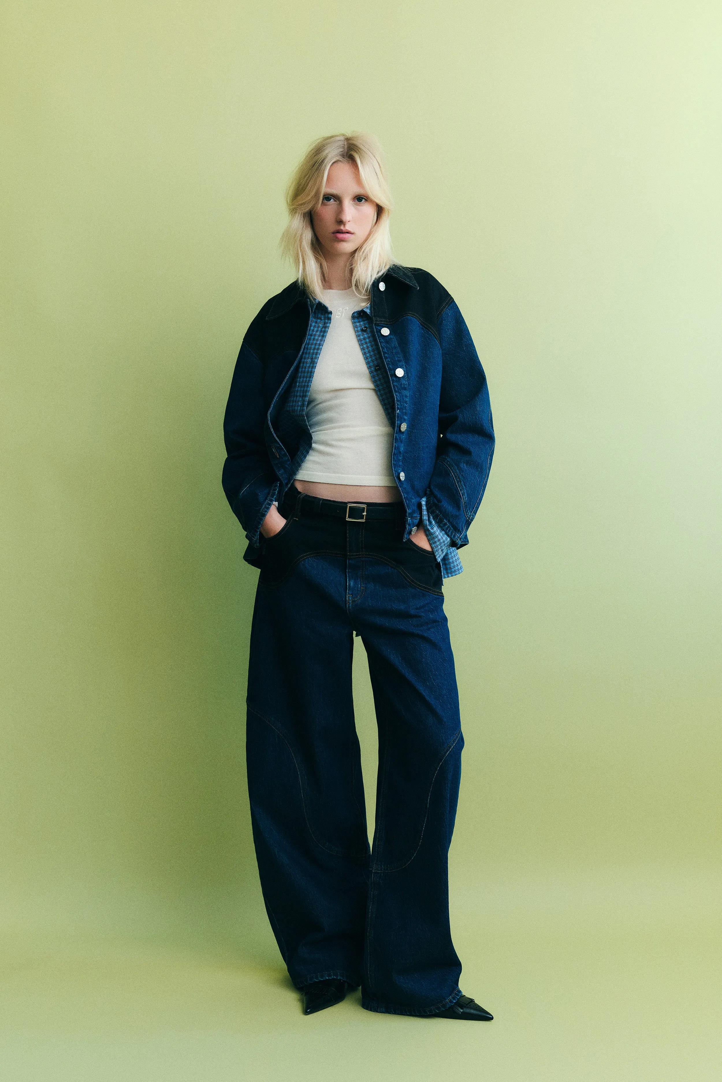 BAYSON JACKET | Blue Black Mix sold by Baum und Pferdgarten product image thumbnail 4