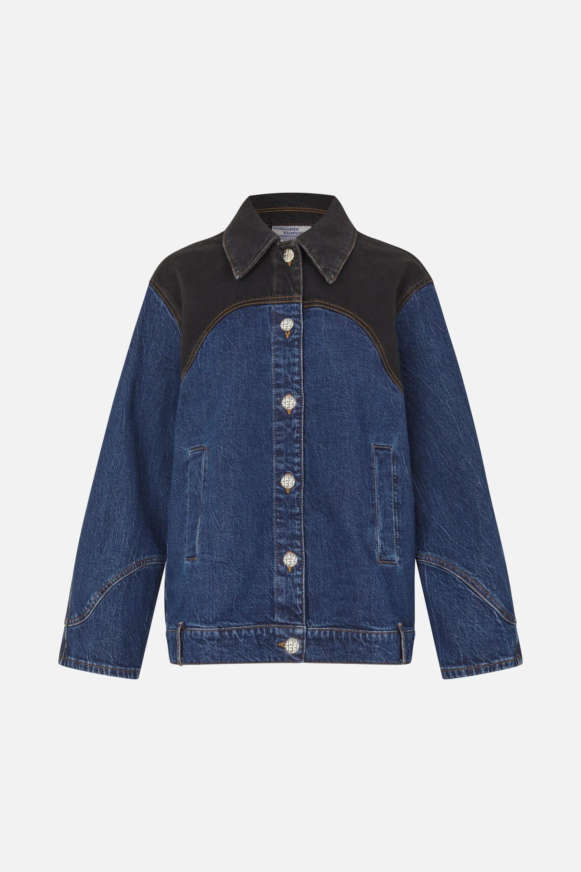 BAYSON JACKET | Blue Black Mix sold by Baum und Pferdgarten product image thumbnail 5