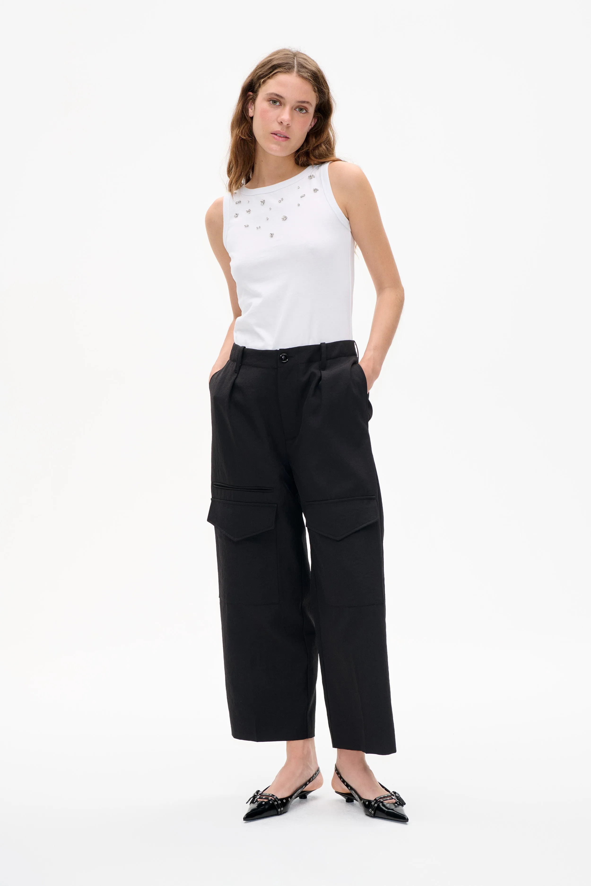 NERIA TROUSERS | Black sold by Baum und Pferdgarten
