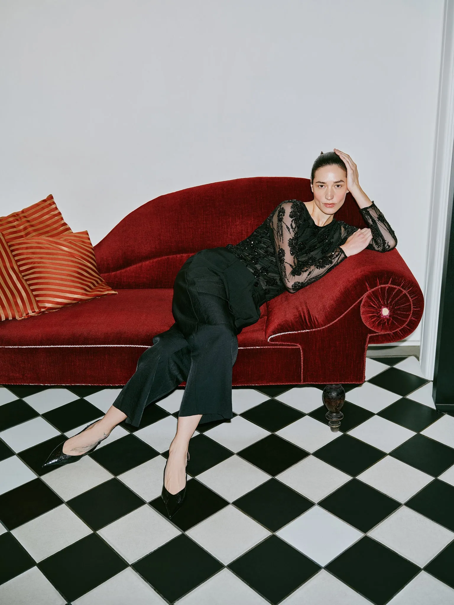 NERIA TROUSERS | Black sold by Baum und Pferdgarten product image thumbnail 4