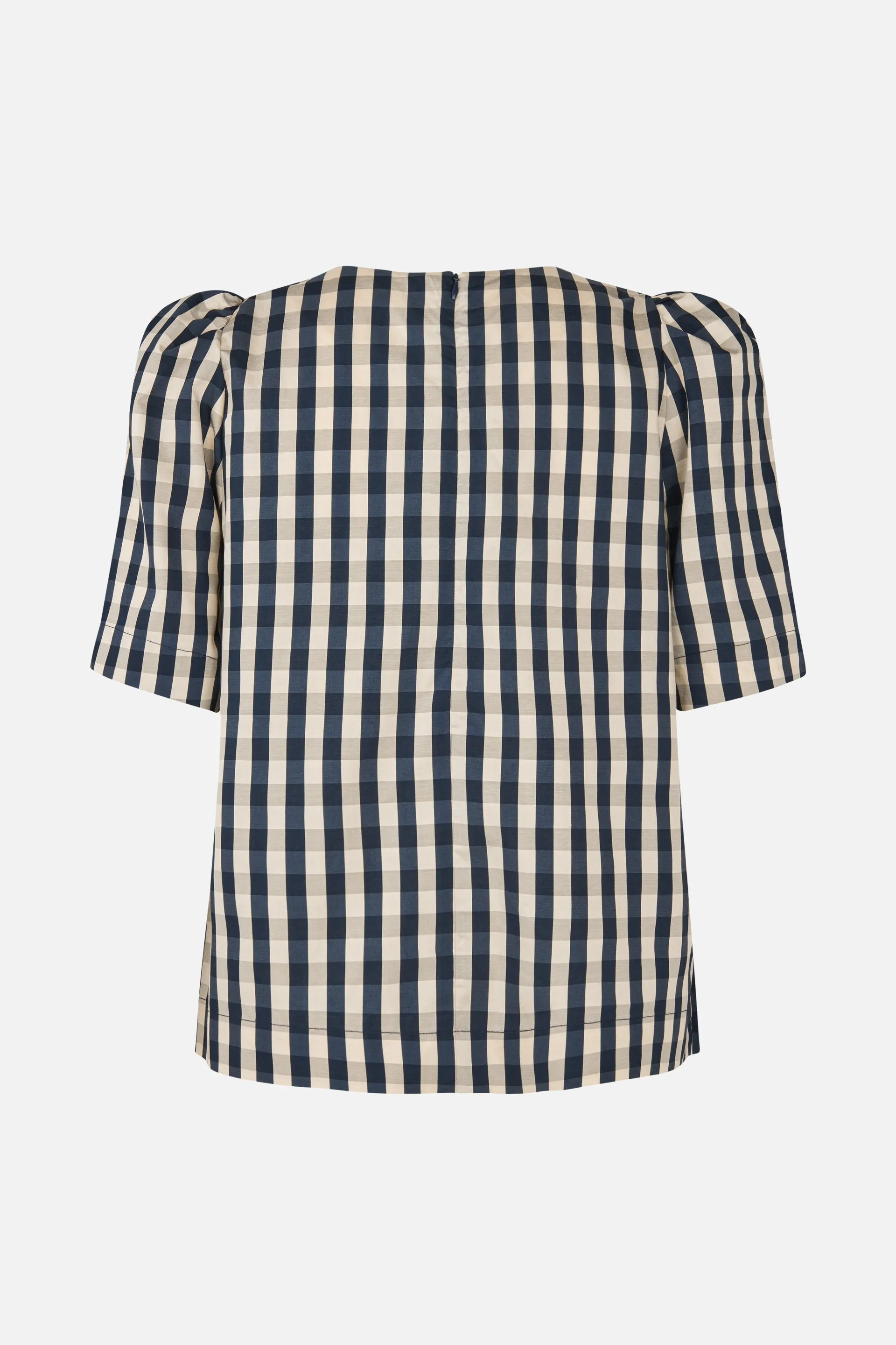 MINU BLOUSE | Navy Creme Check sold by Baum und Pferdgarten product image thumbnail 5