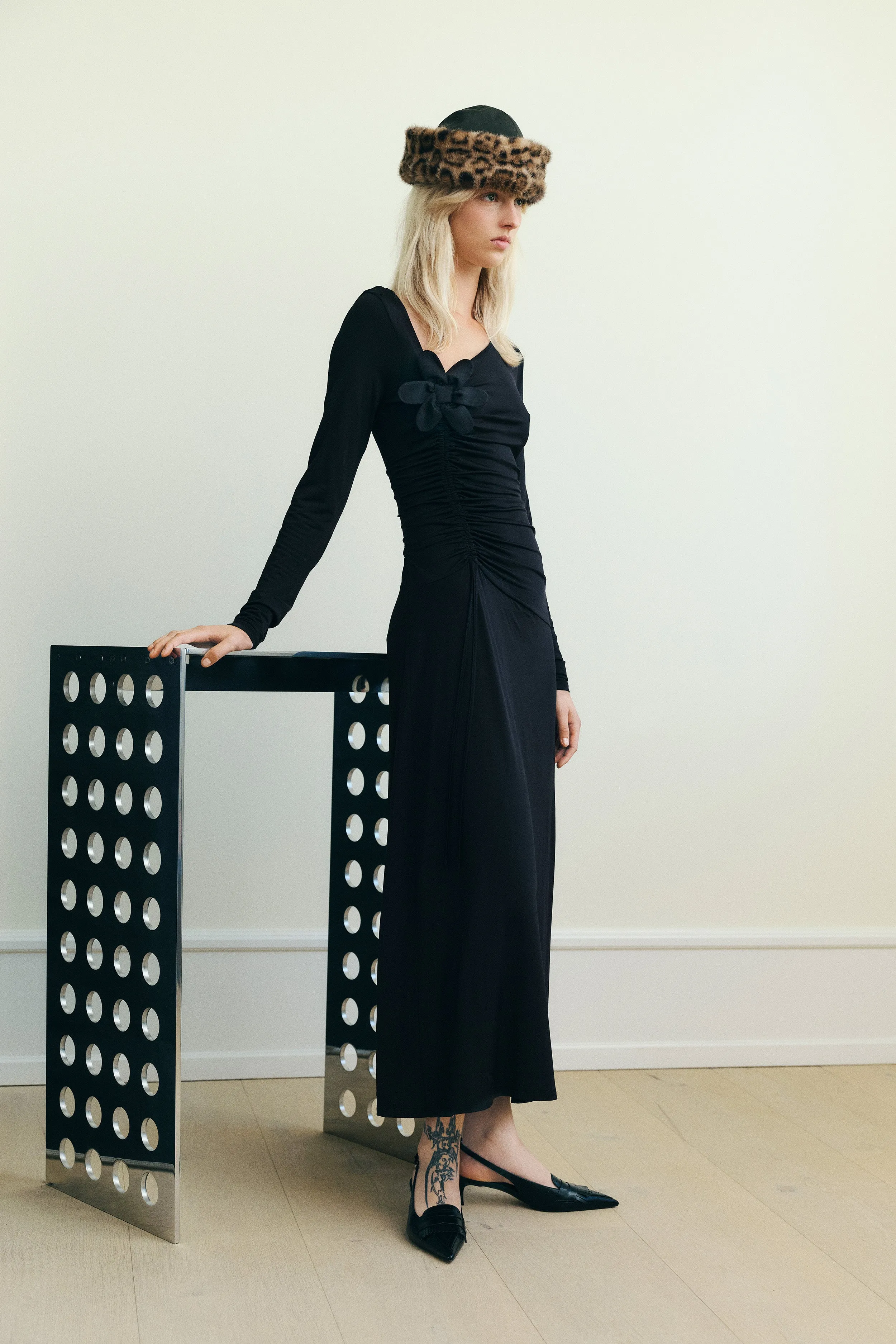 JOSINA DRESS | Black sold by Baum und Pferdgarten product image thumbnail 4