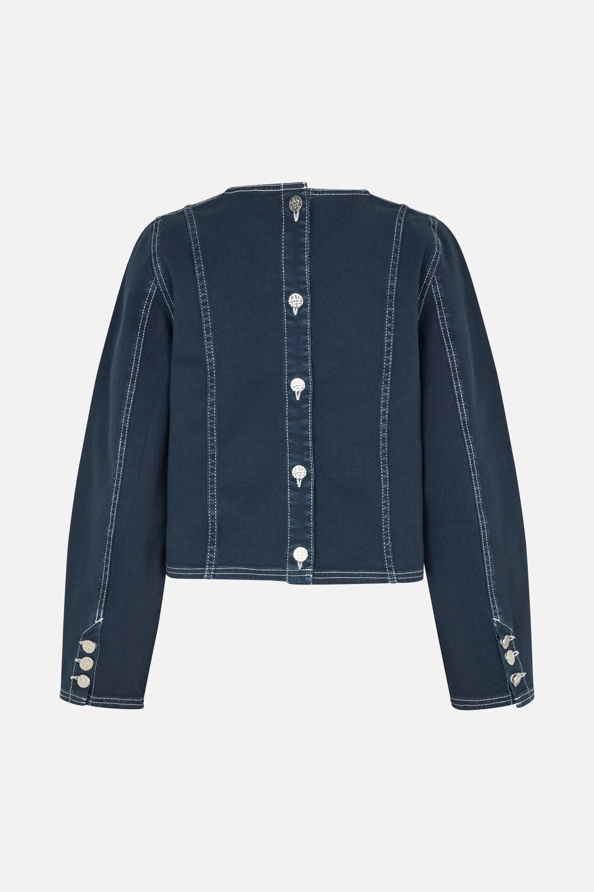 MADEL BLOUSE | Total Eclipse Blue sold by Baum und Pferdgarten product image thumbnail 5