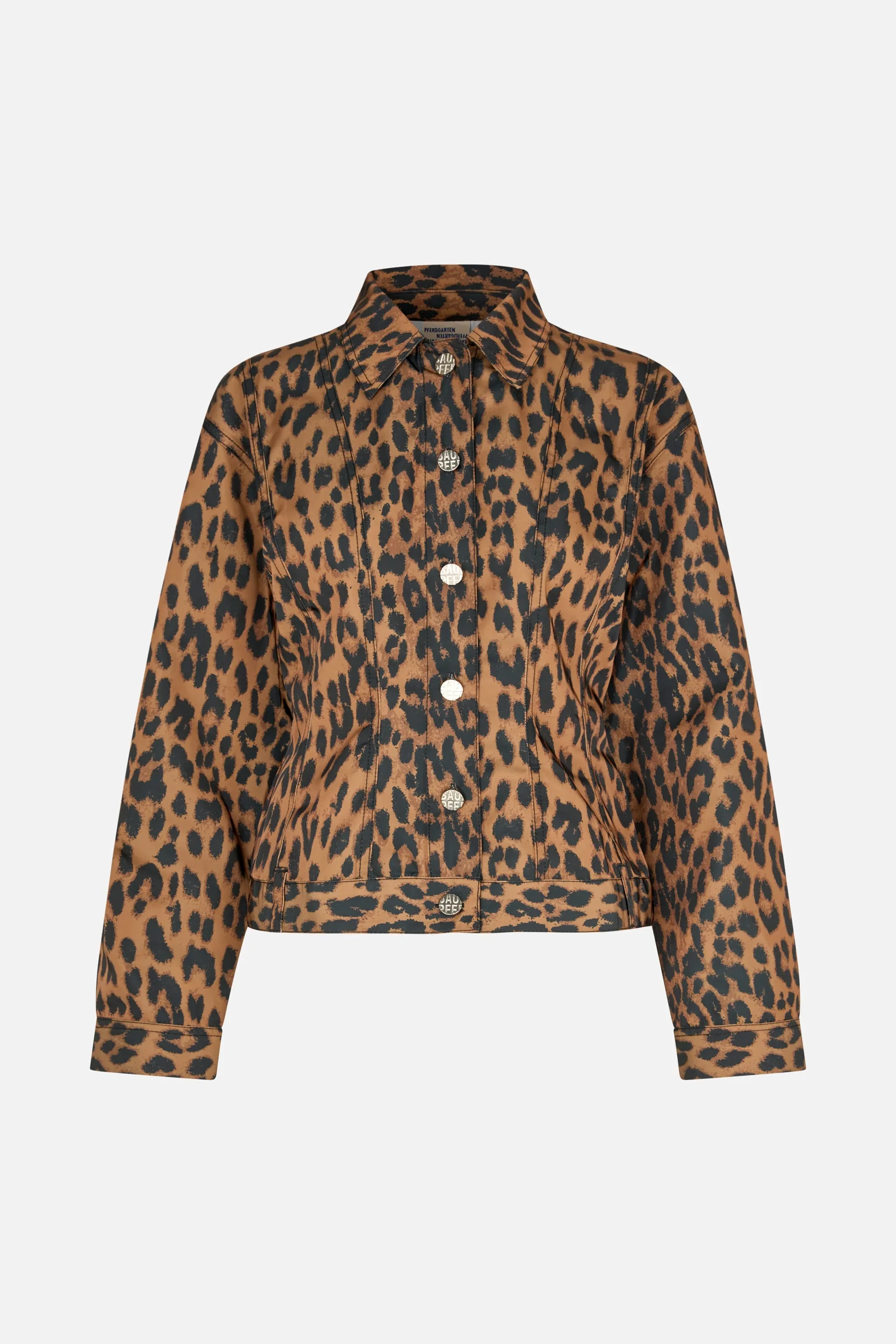 BENE JACKET | Dark Brown Leopard sold by Baum und Pferdgarten product image thumbnail 5